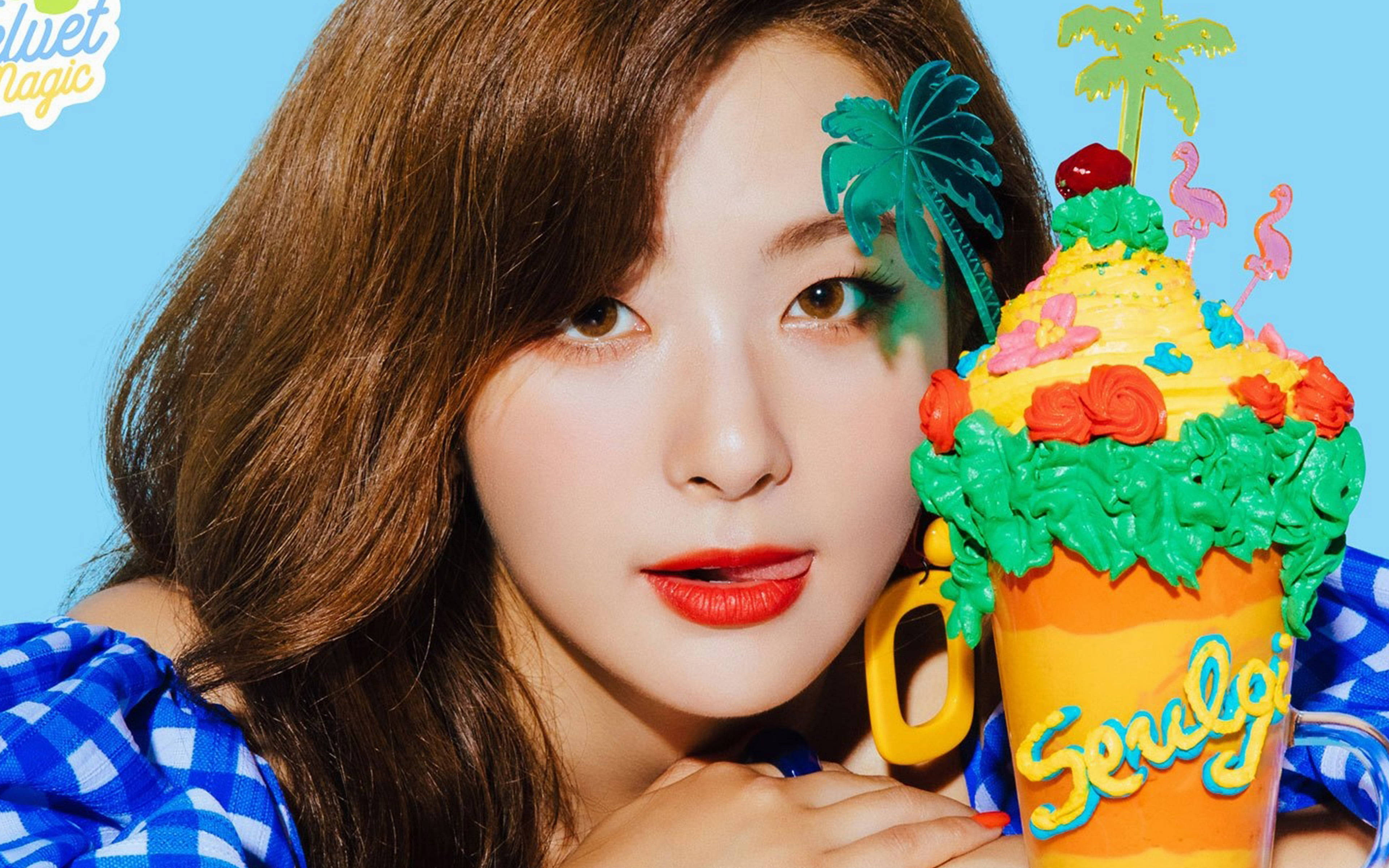 K Pop 偶像 Seulgi 壁纸
