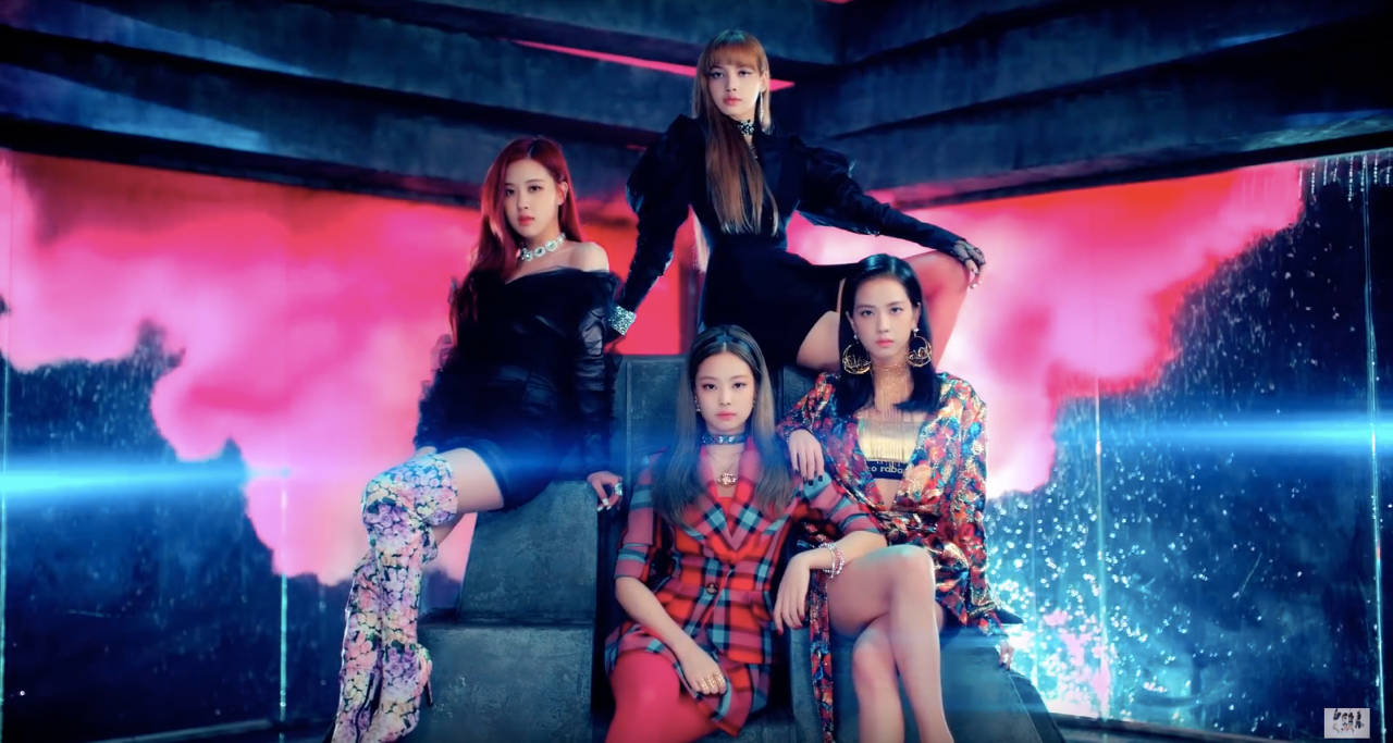 图片：K-Pop组合BLACKPINK成员在MV《DDU-DU DDU-DU》中 壁纸