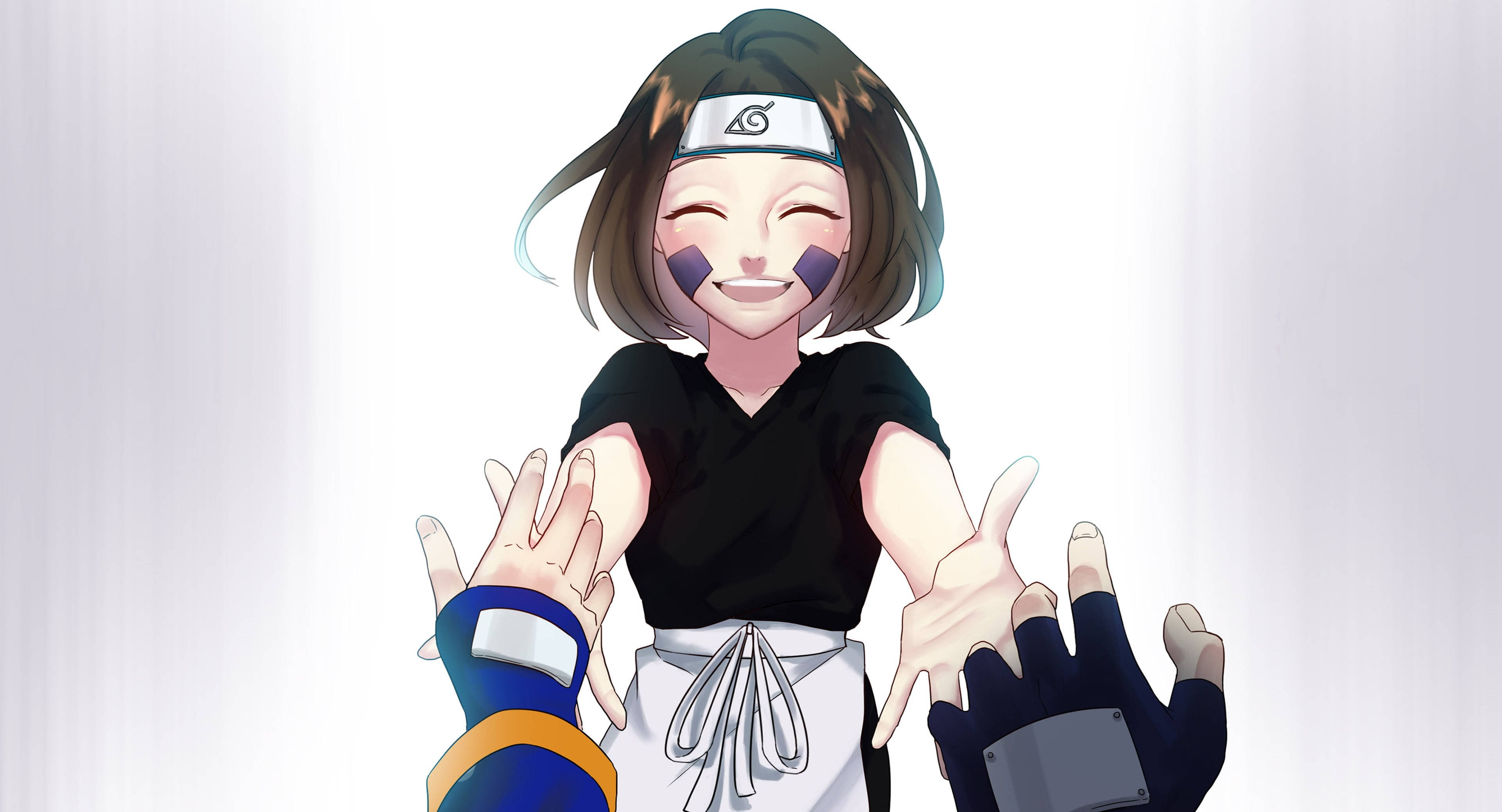 Kakashi Hatake Obito Uchiha 伸手 4K 壁纸
