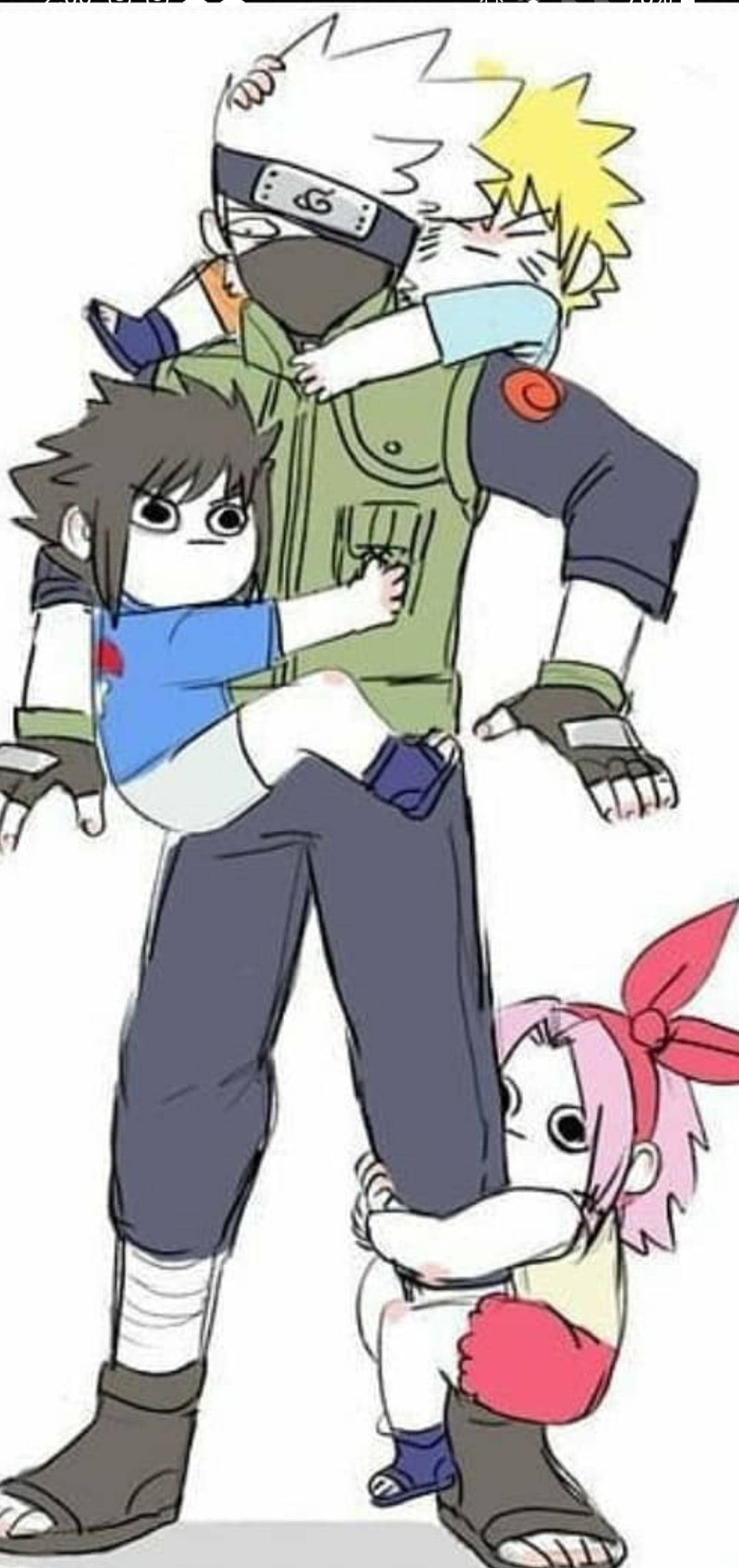 Kakashi 第七班 火影忍者 iPhone 壁纸