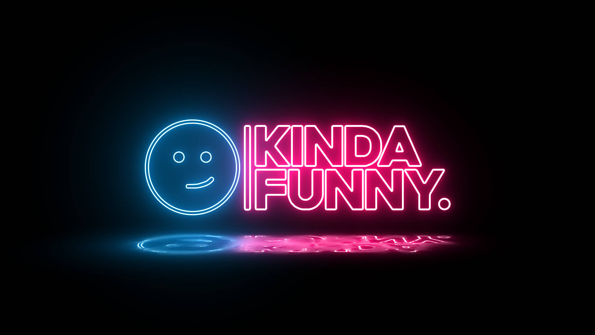 Kinda Funny 霓虹笑脸 壁纸