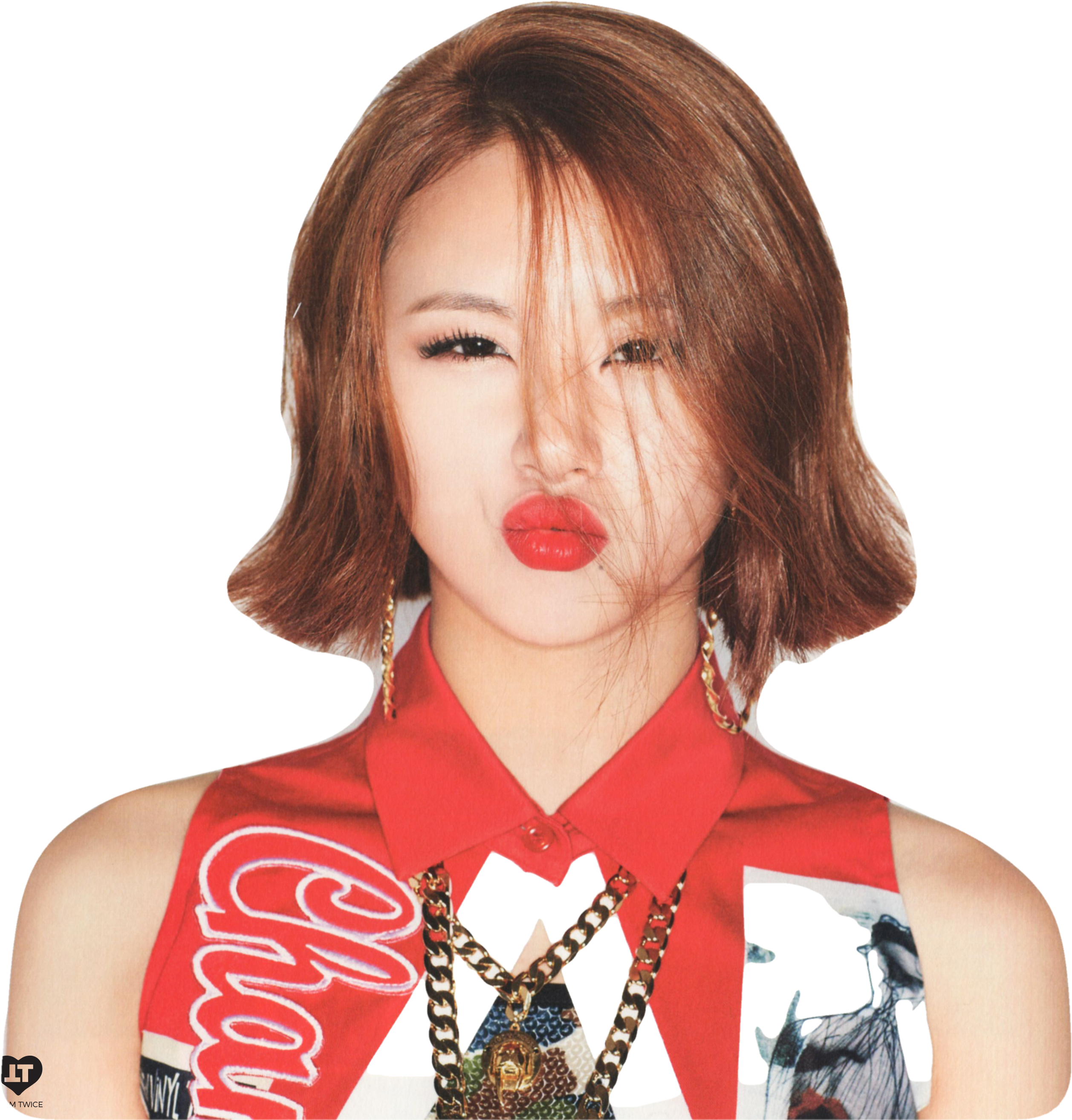Kpop明星嘟嘴红唇 壁纸