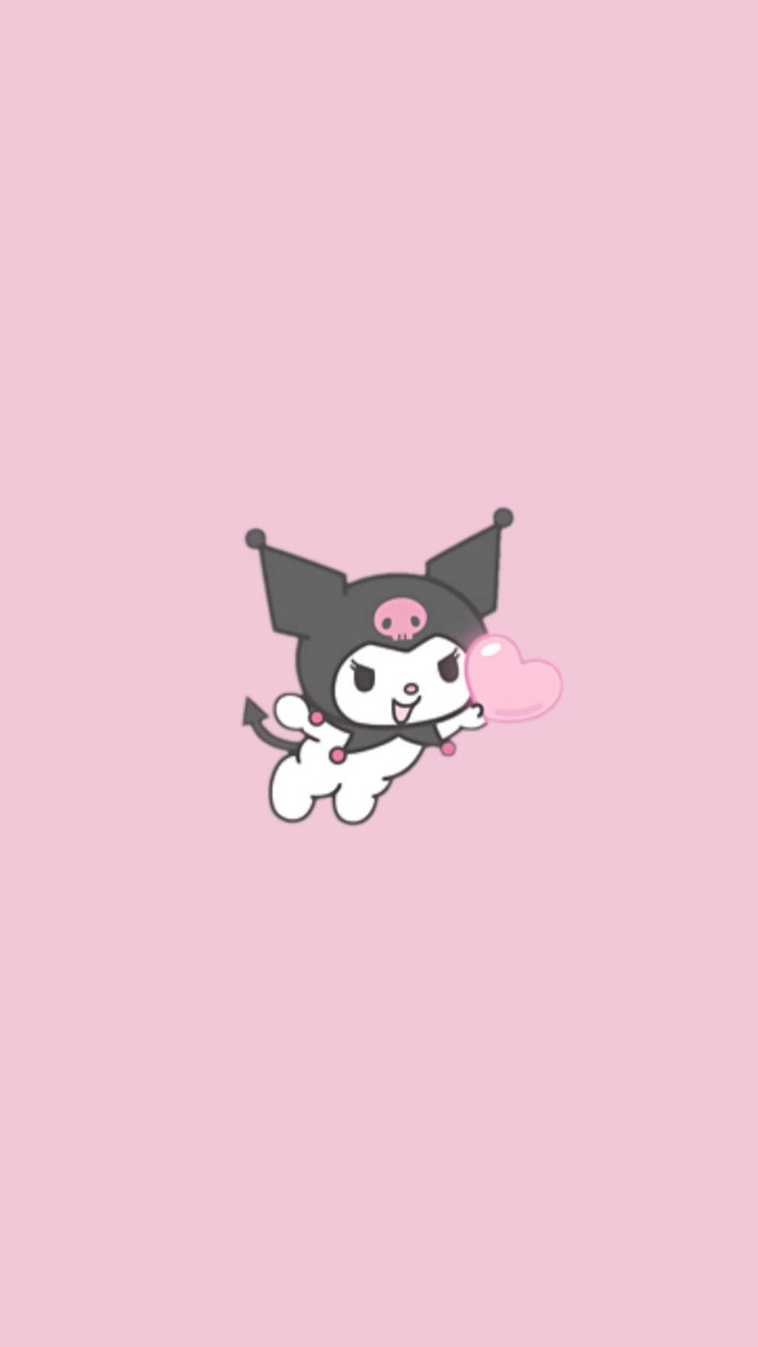 Kuromi 手捧爱心