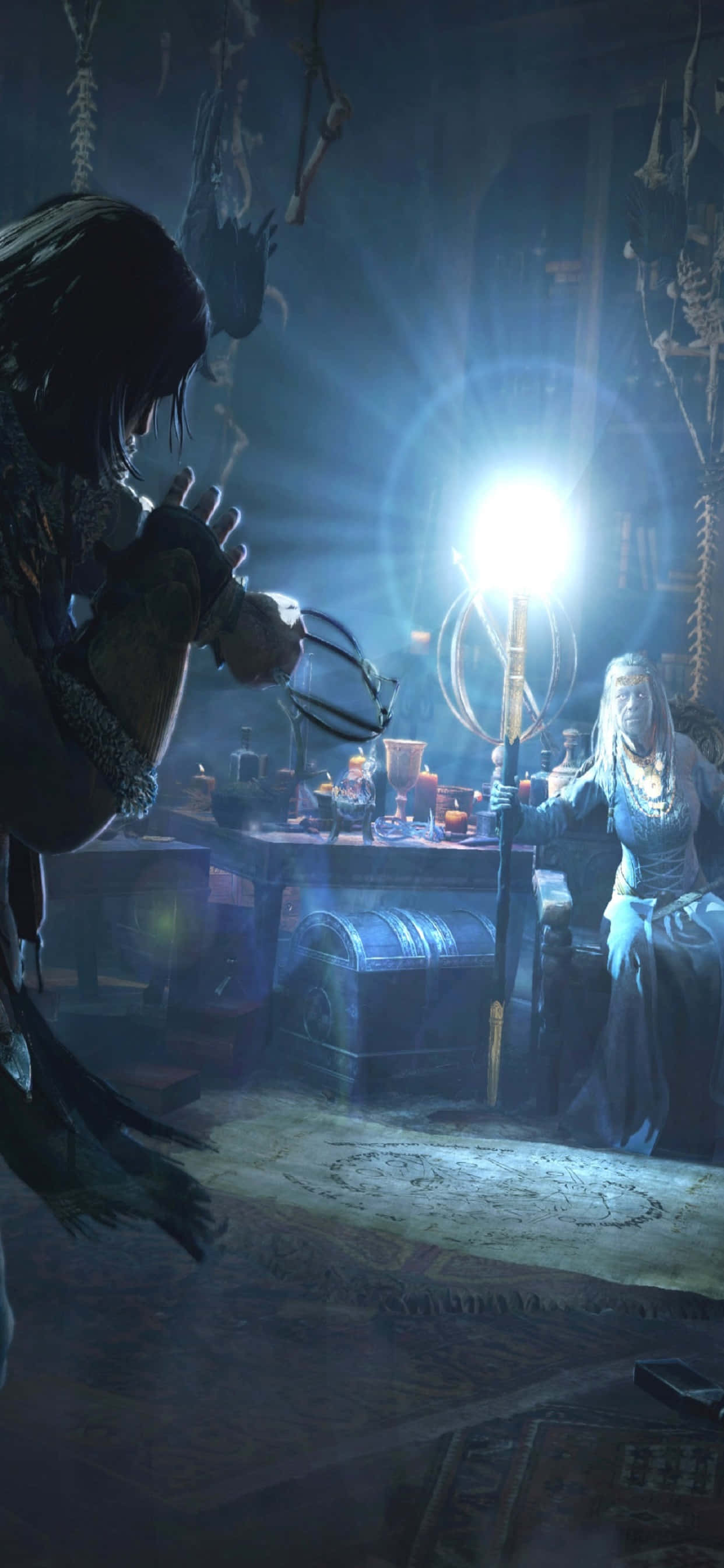 Lady Marwen iPhone Xs Max 暗影魔多背景 壁纸