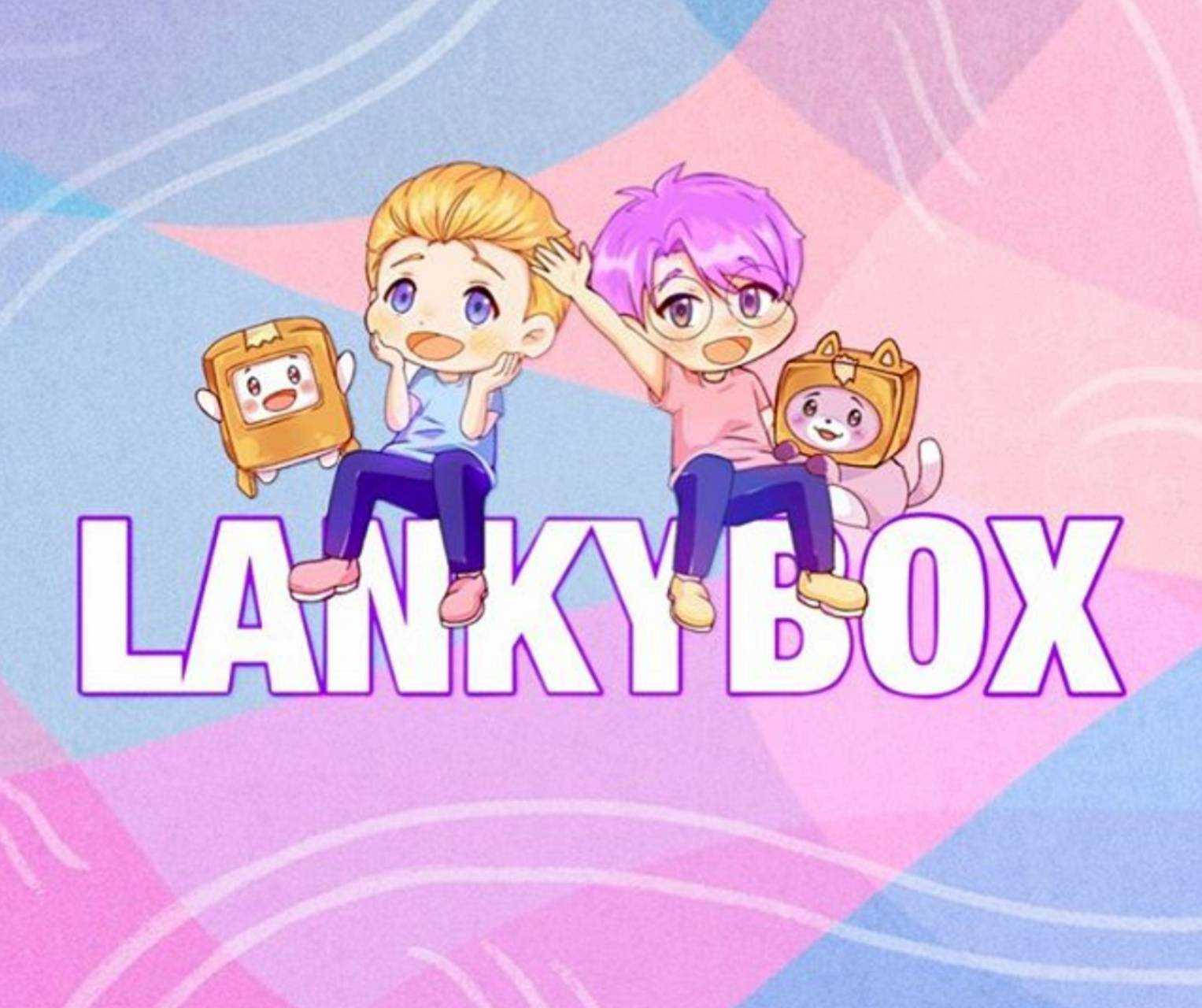 LankyBox动画亚当与贾斯汀毛绒玩具 壁纸