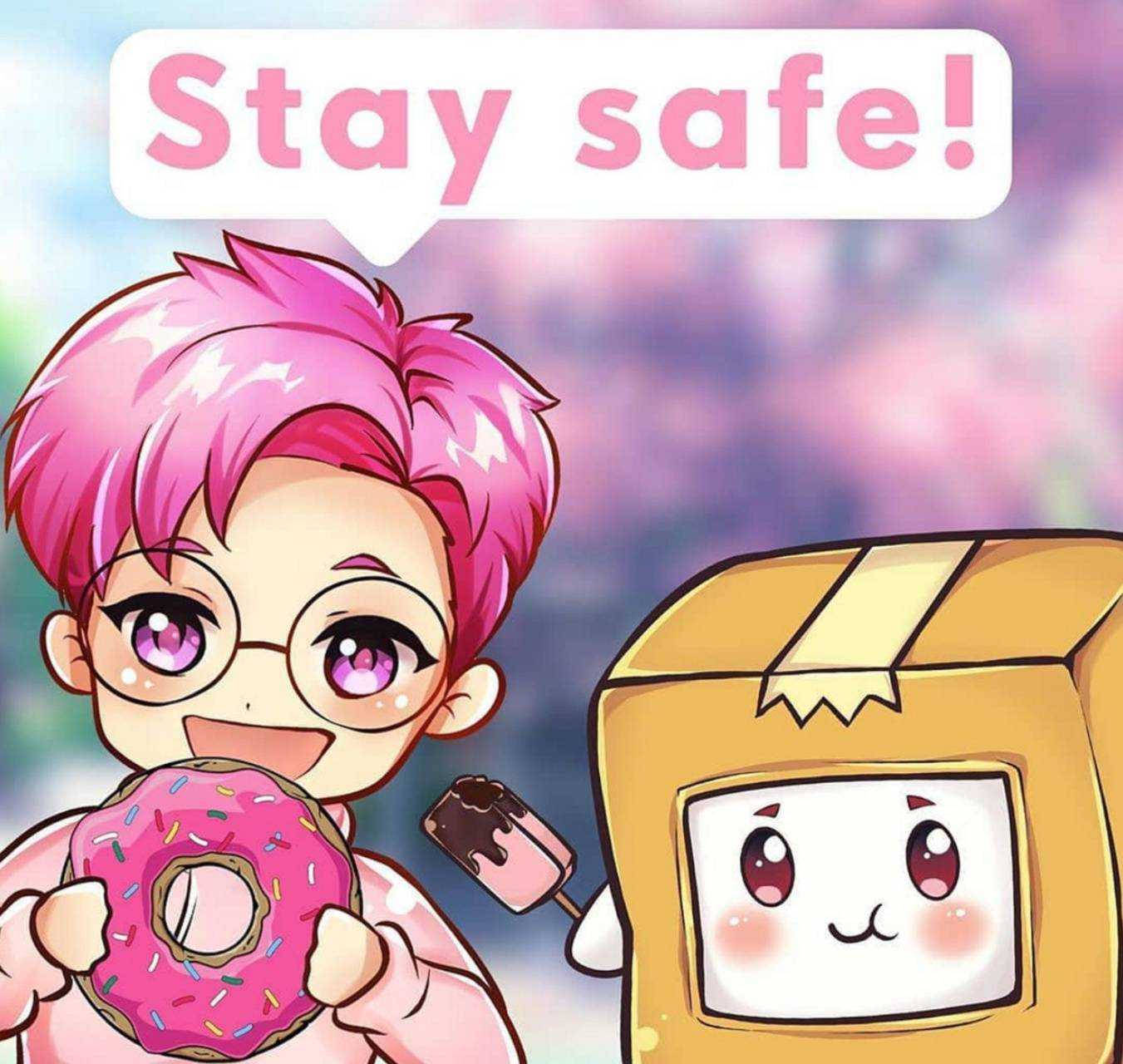 LankyBox动画贾斯汀与Boxy 壁纸