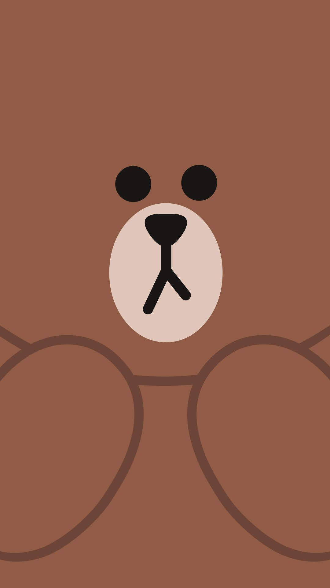 Line Friends布朗熊 壁纸