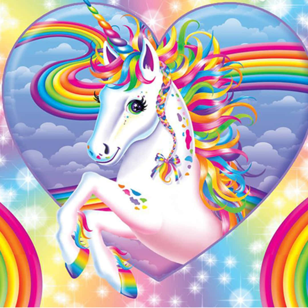 彩虹独角兽Lisa Frank 壁纸