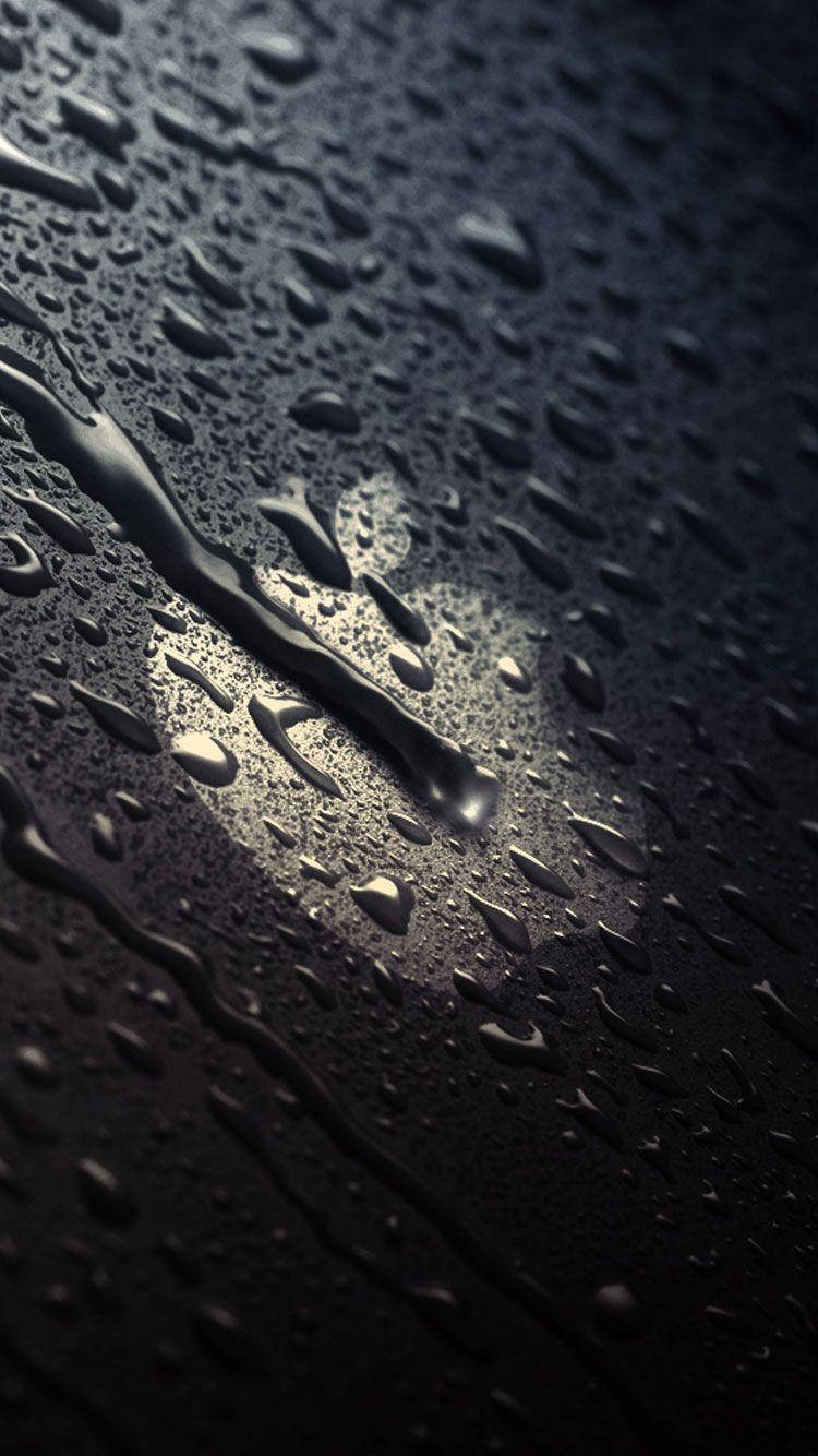 水滴苹果Logo iPhone SE壁纸 壁纸