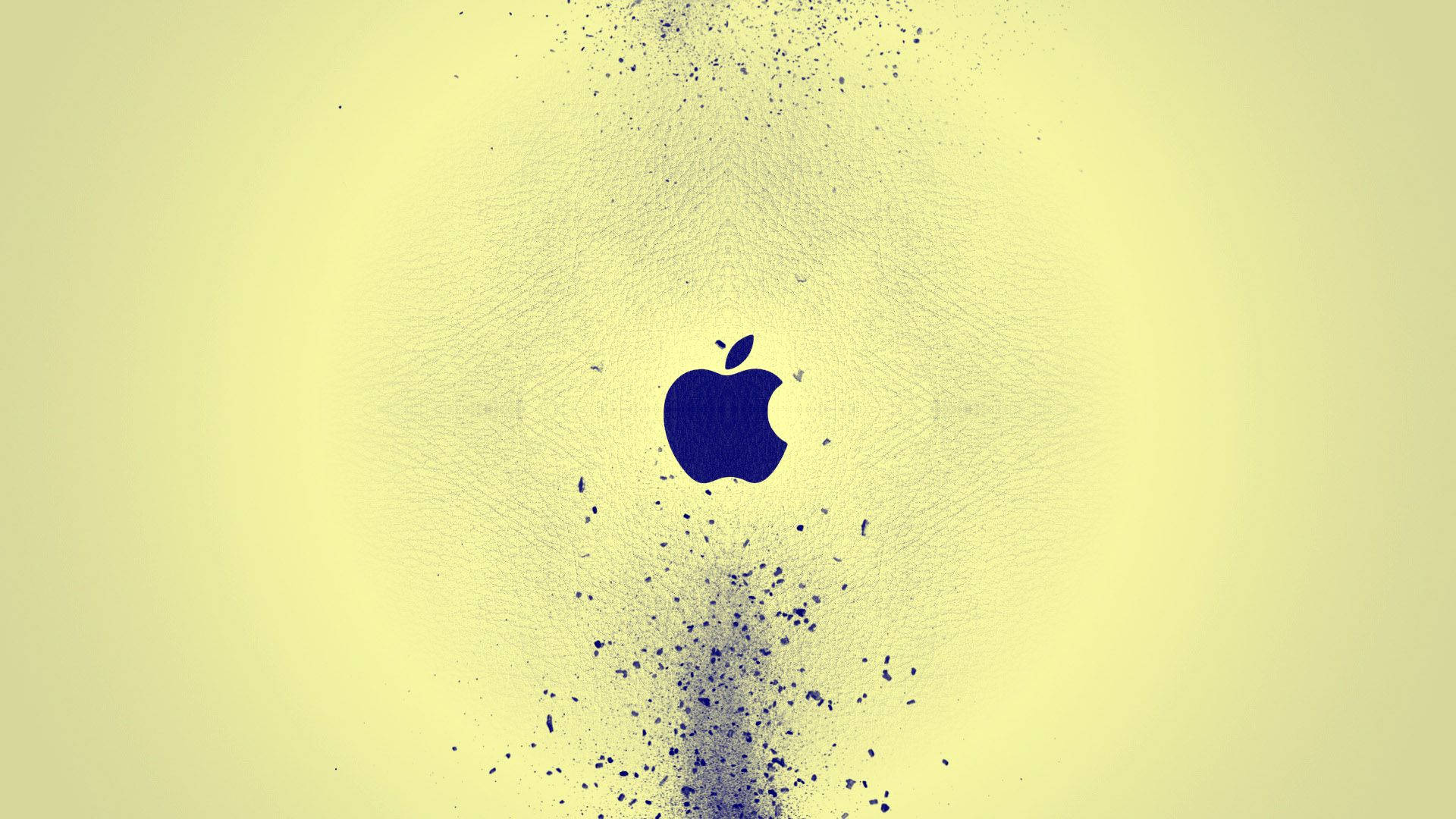酷炫蓝色Logo MacBook 壁纸
