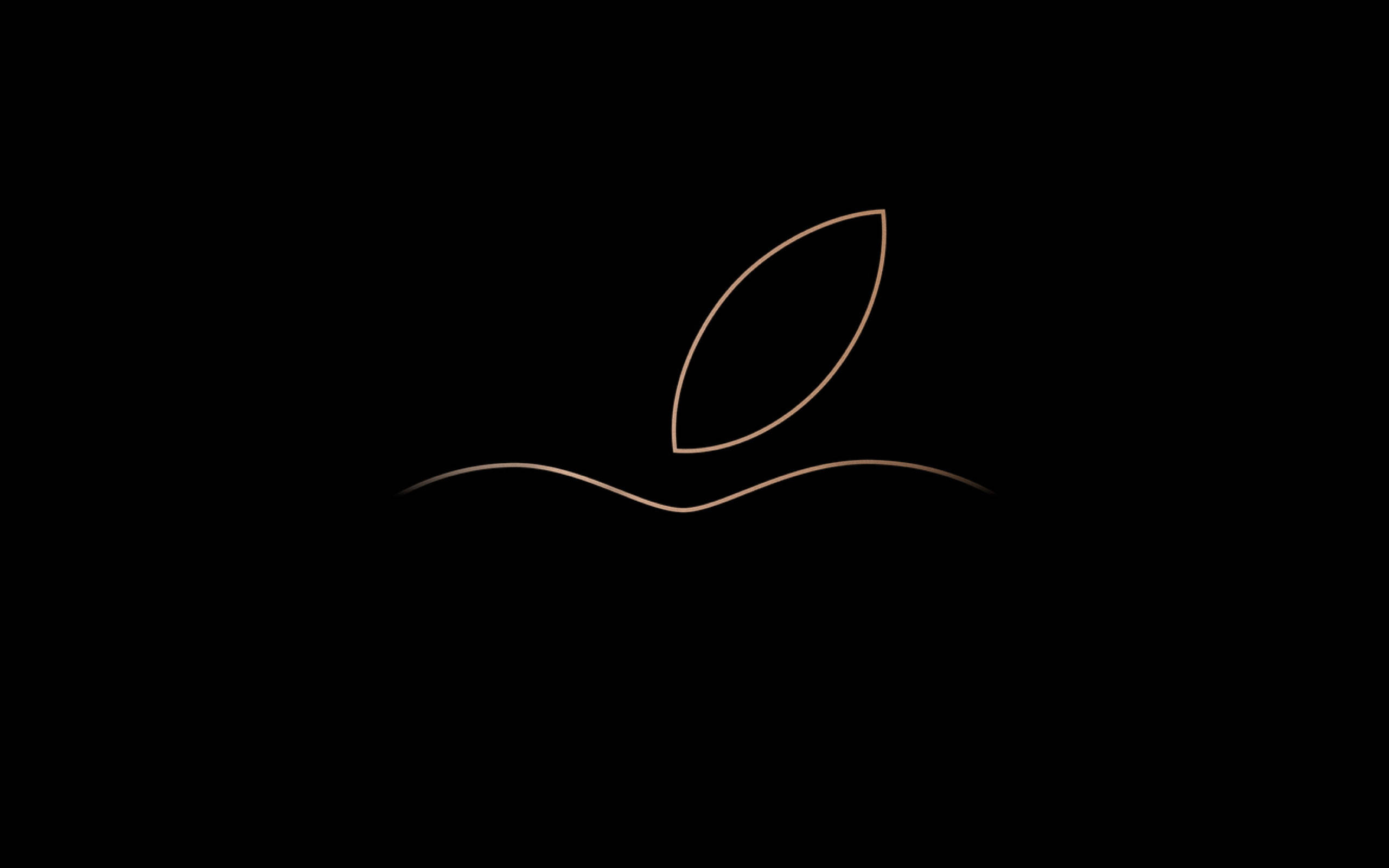 苹果Logo轮廓Macbook Air 壁纸
