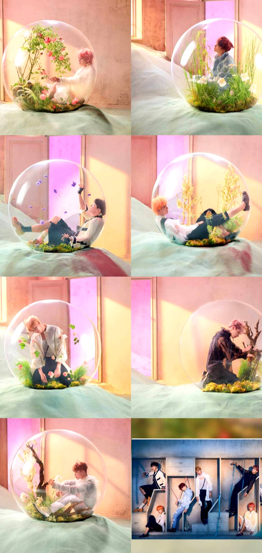 防弹少年团锁屏《Love Yourself: Answer》 壁纸