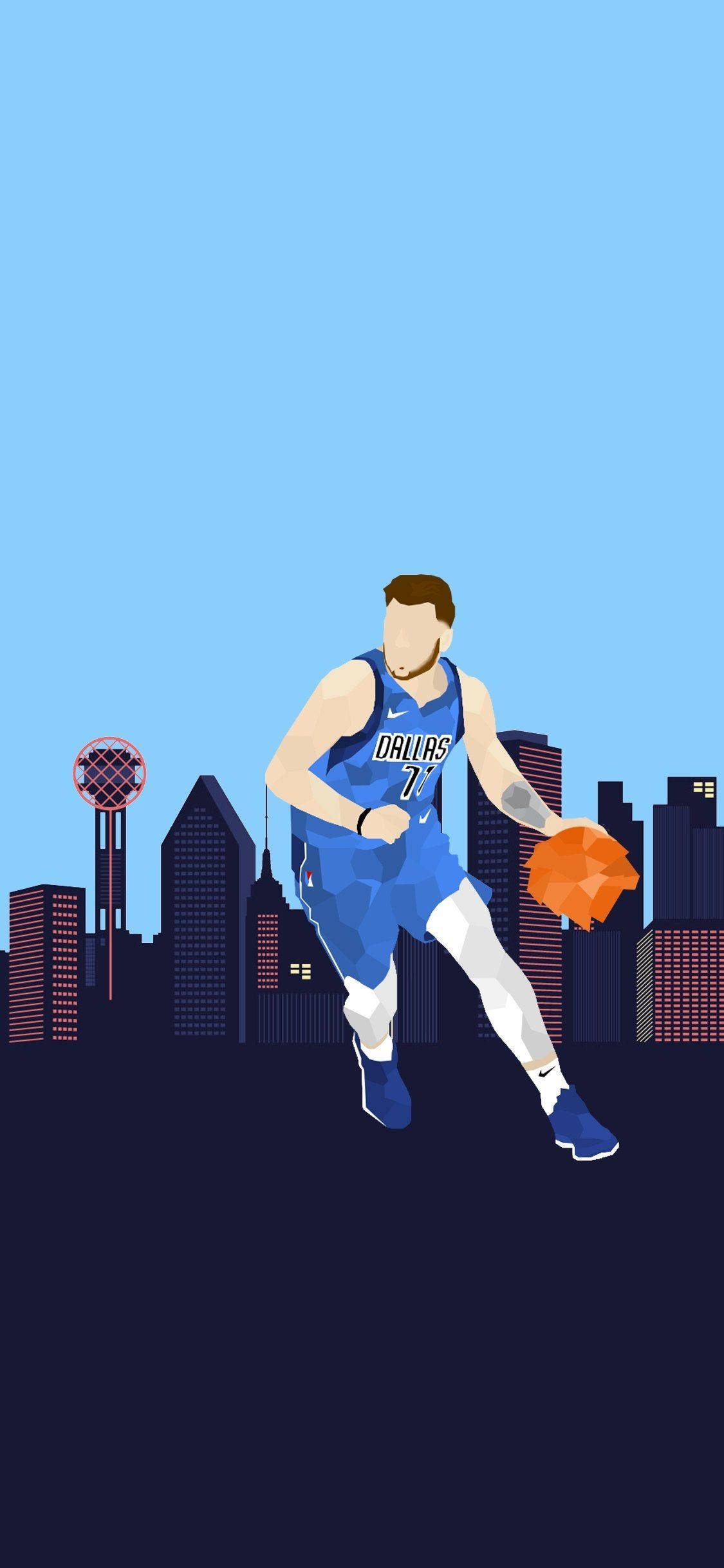Luka Doncic 矢量艺术 壁纸