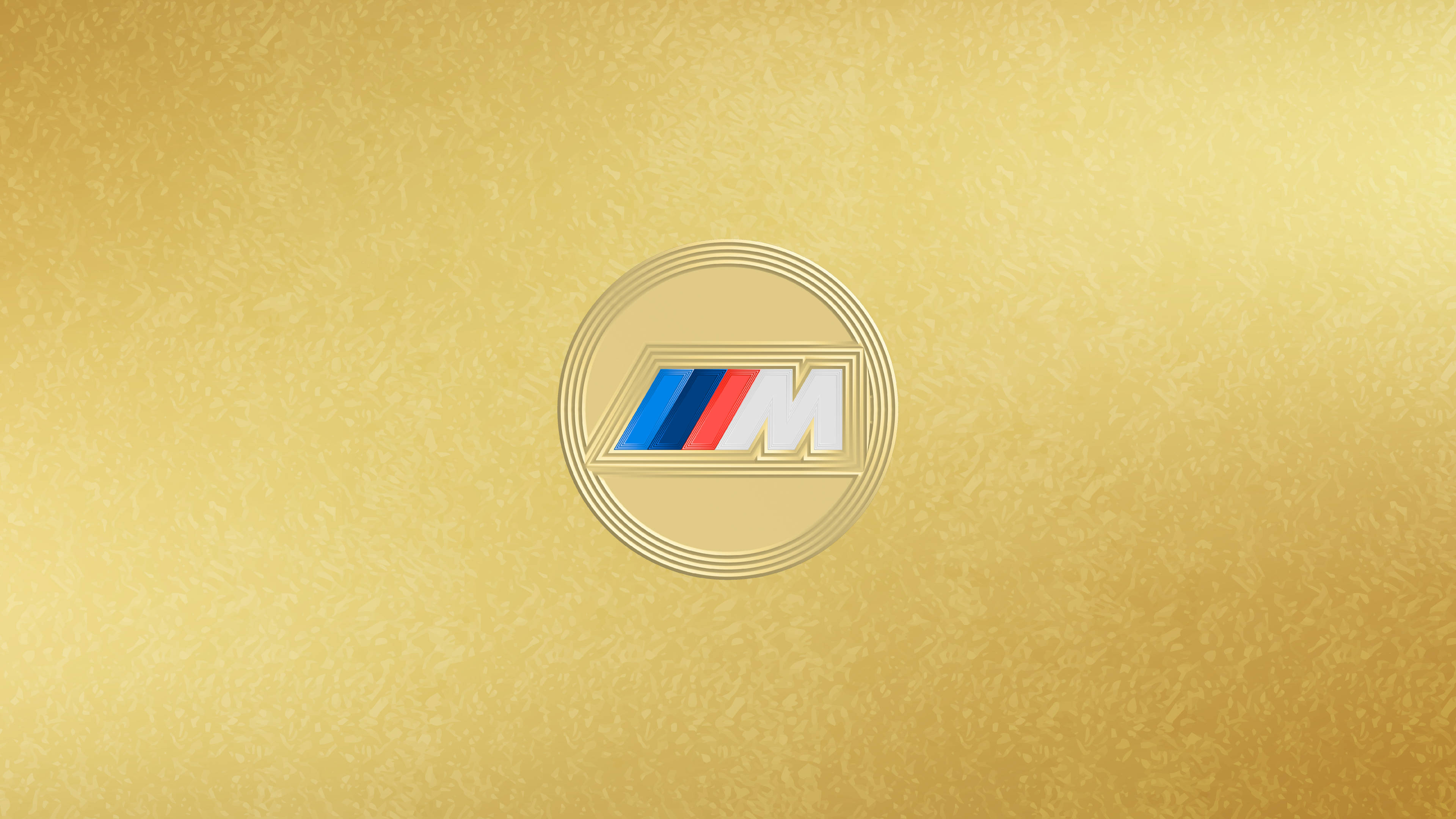 宝马M标识金色 壁纸