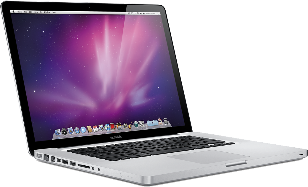 Mac Book Pro 侧面视角 壁纸