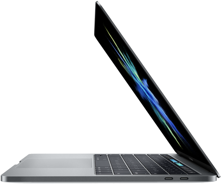 Mac Book Pro 侧面视图 壁纸