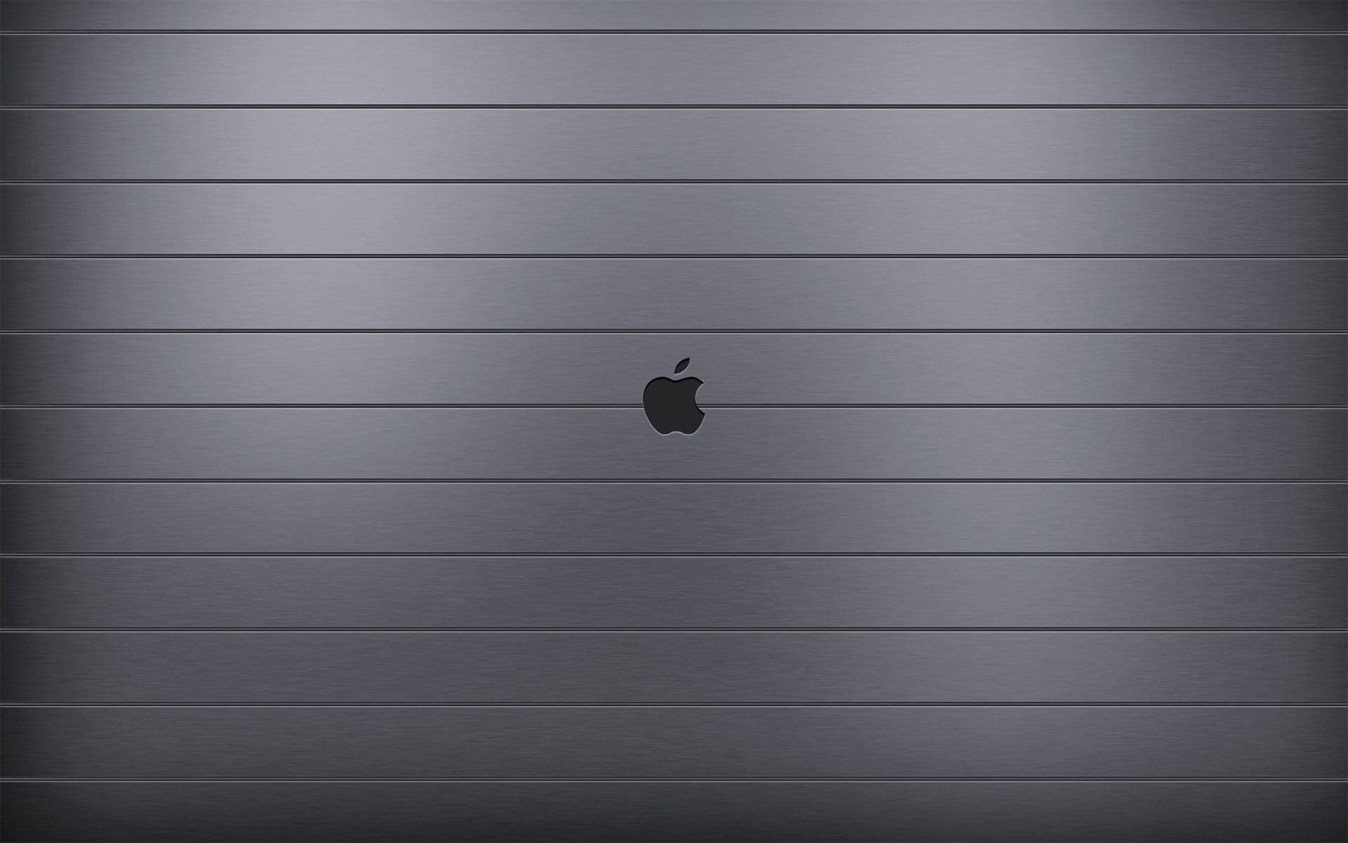 MacBook Air Metallic Logo 壁纸