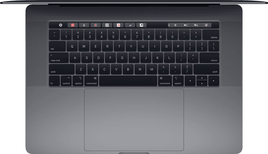 MacBook Pro 键盘俯视图 壁纸