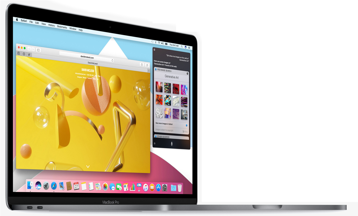 MacBook Pro 双屏设置 壁纸