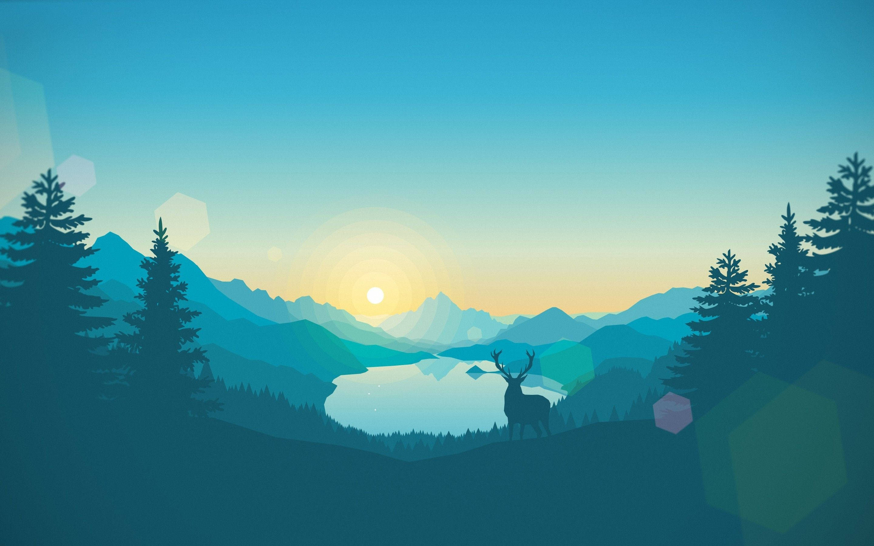 MacBook Pro Firewatch 日出壁纸 壁纸