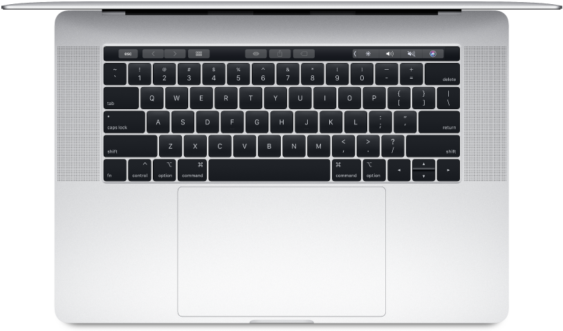 MacBook Pro 俯视键盘与触控板 壁纸