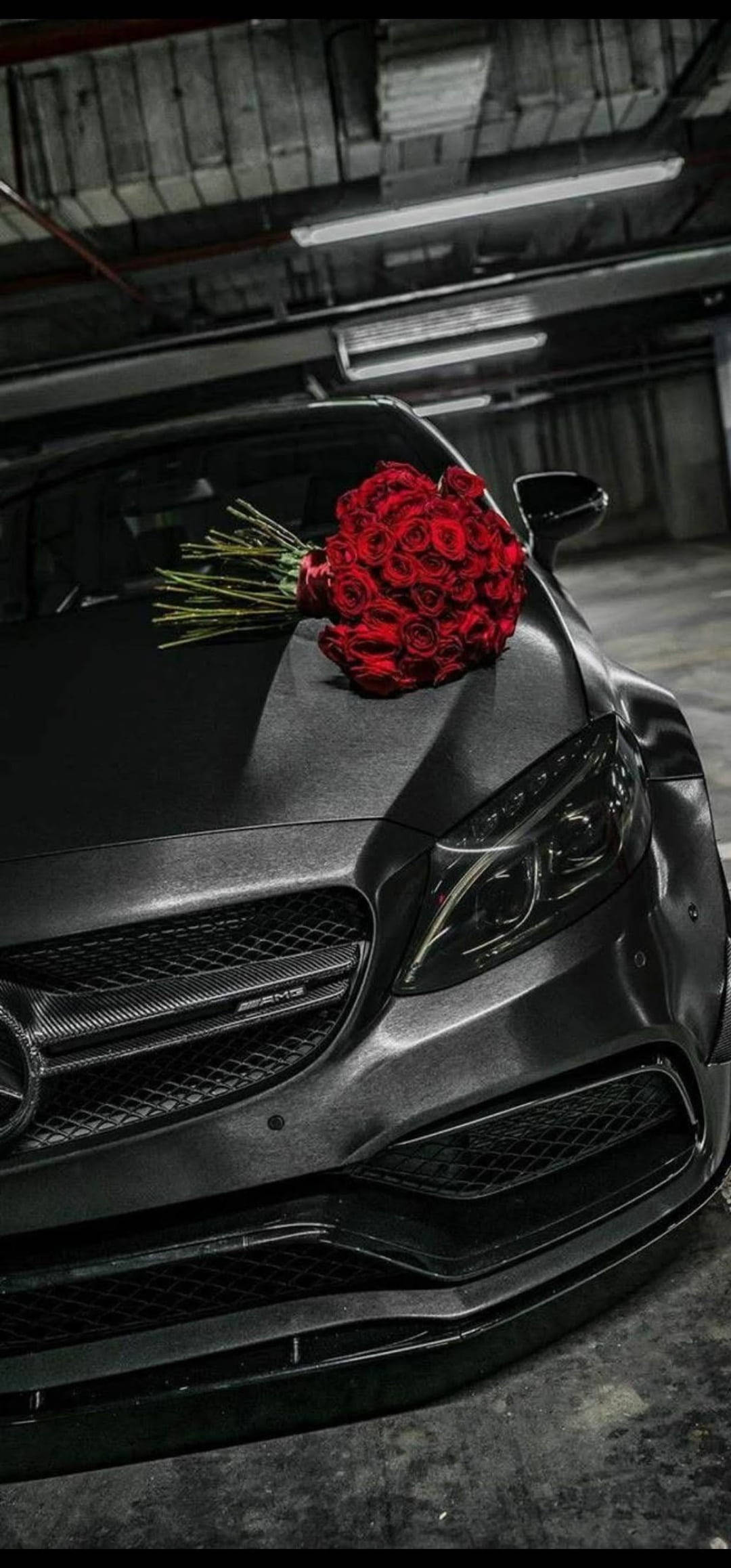 Mercedes iPhone X 3D玫瑰 壁纸