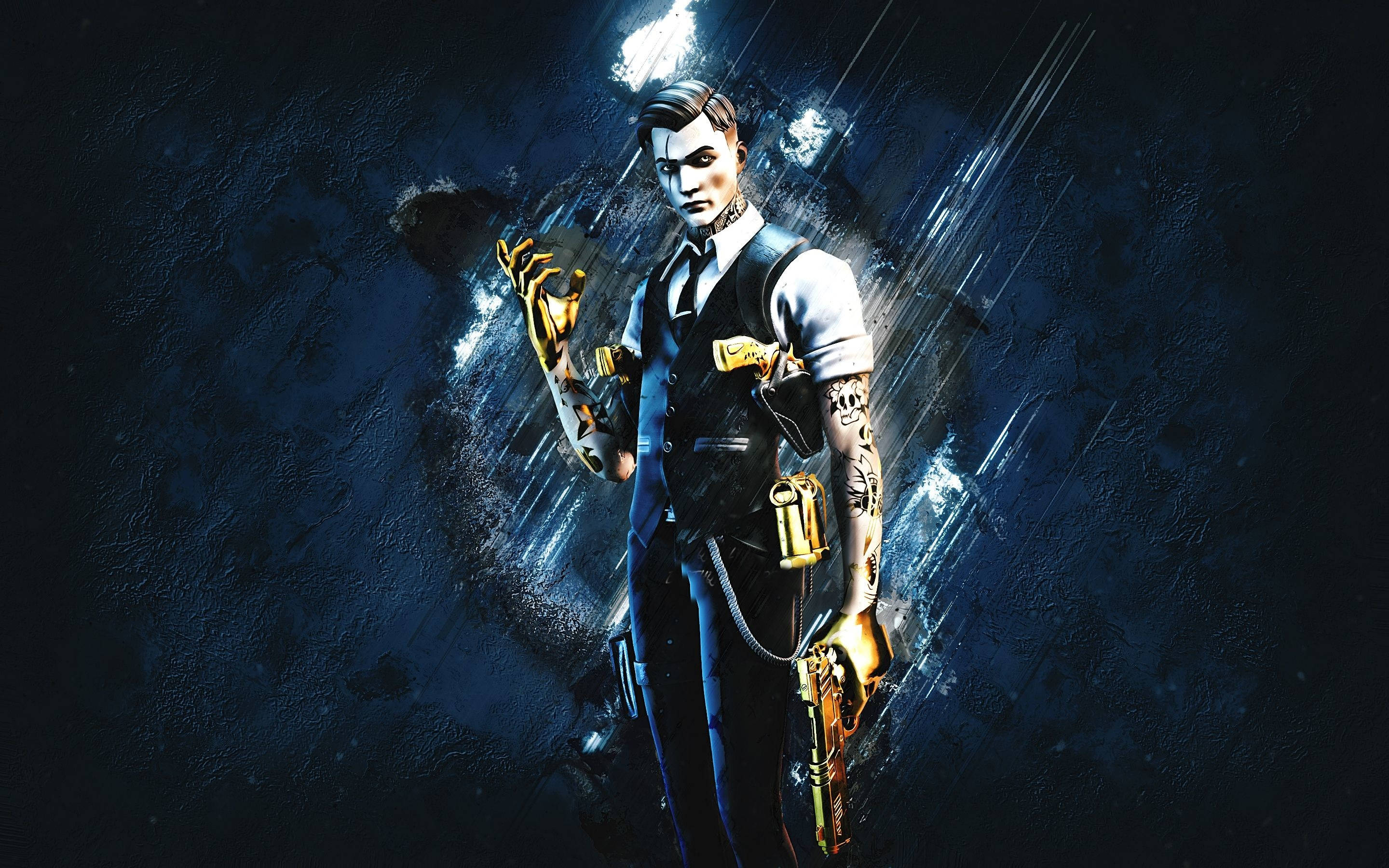Midas Fortnite 皮肤金色双手 壁纸
