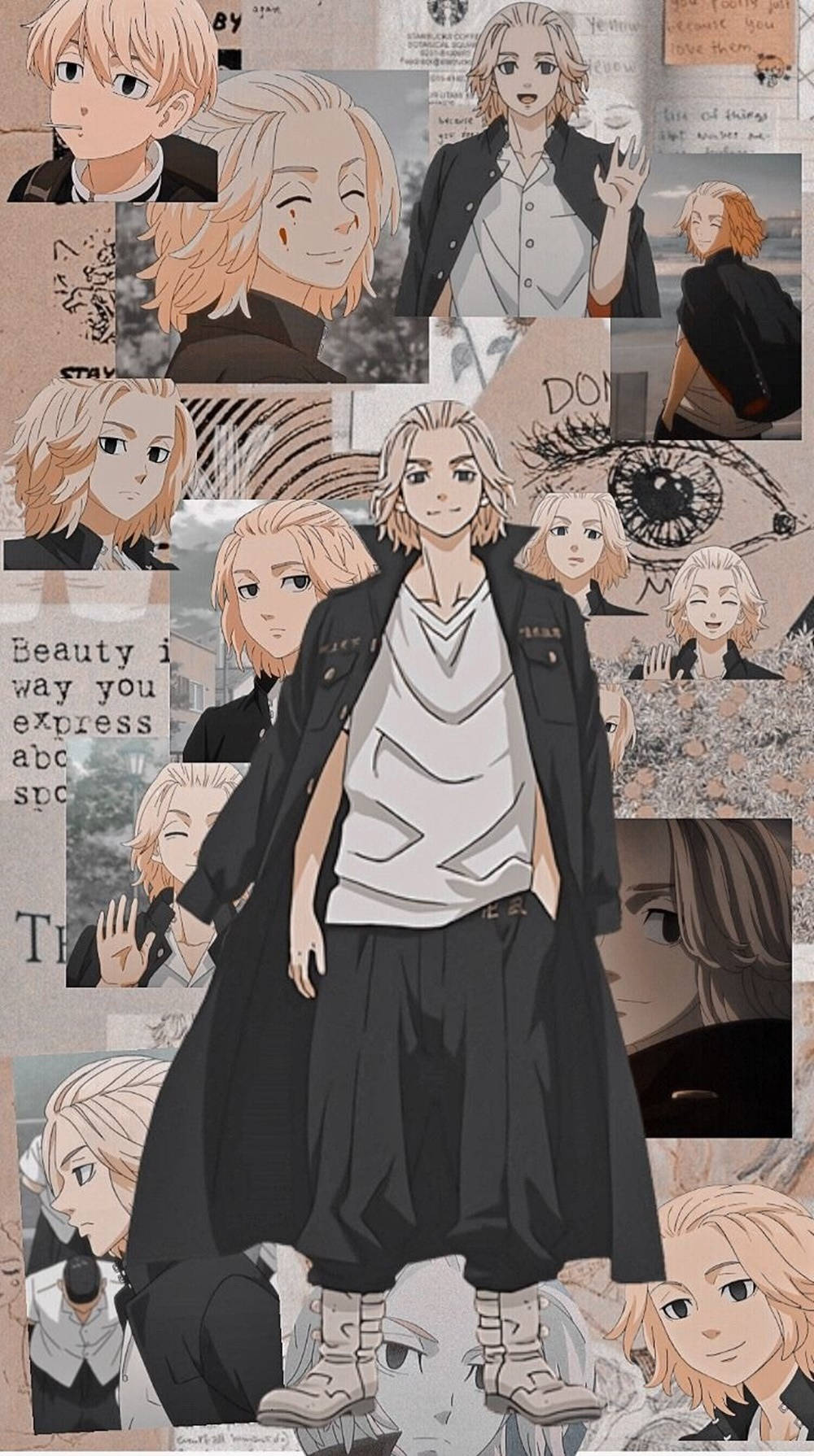Mikey Bonten 漫画照片拼贴 壁纸