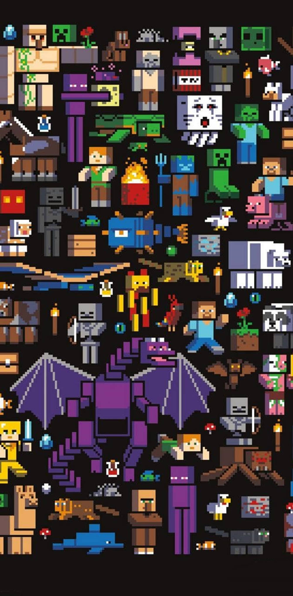 Minecraft手机劫案角色 壁纸