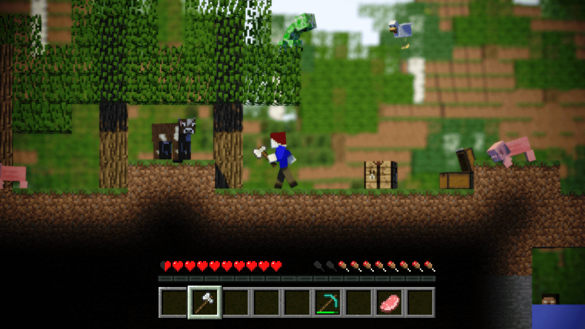 Minecraft 3D 动作冒险 壁纸