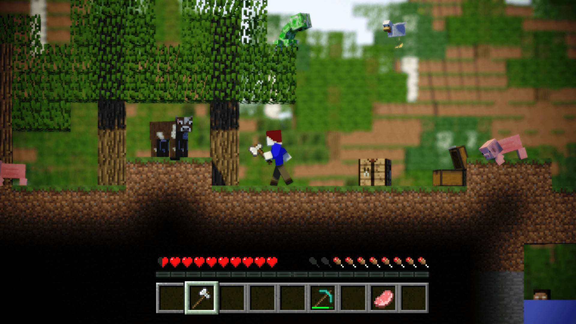 Minecraft 3D 动作冒险 壁纸