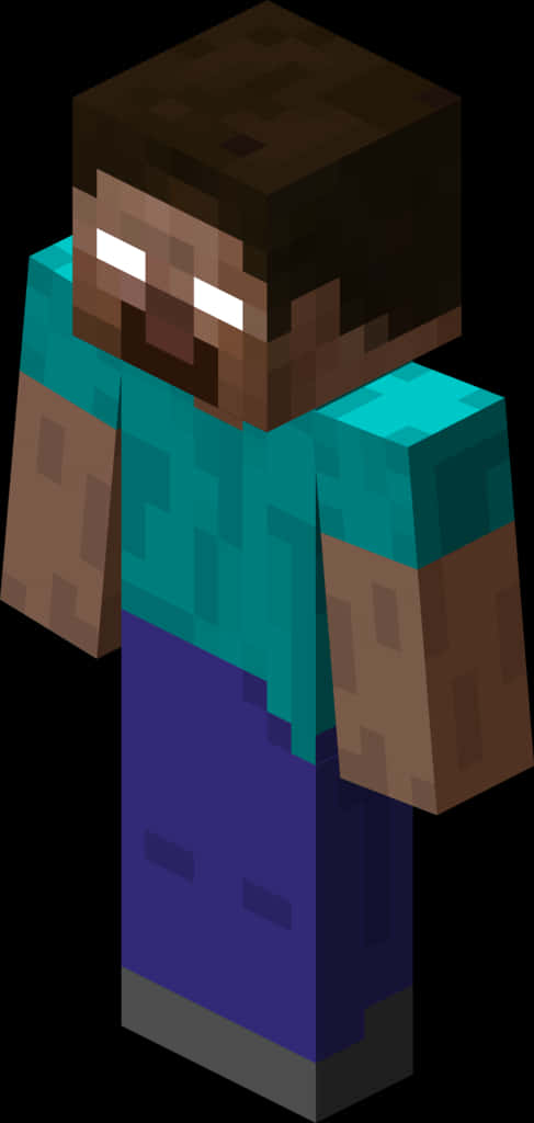 Minecraft Herobrine角色渲染 壁纸