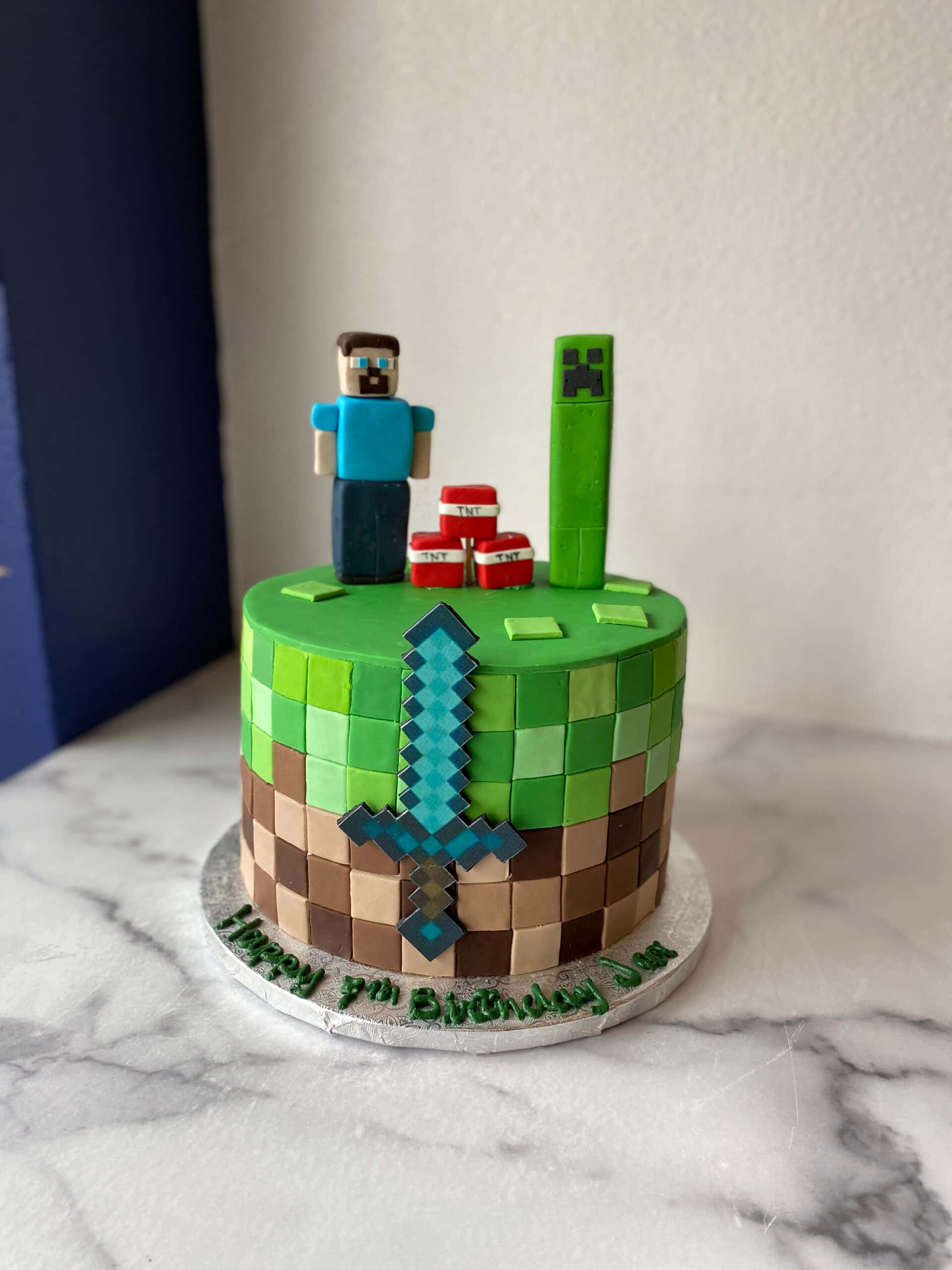 多种独特的《Minecraft》蛋糕，点亮任何活动 壁纸