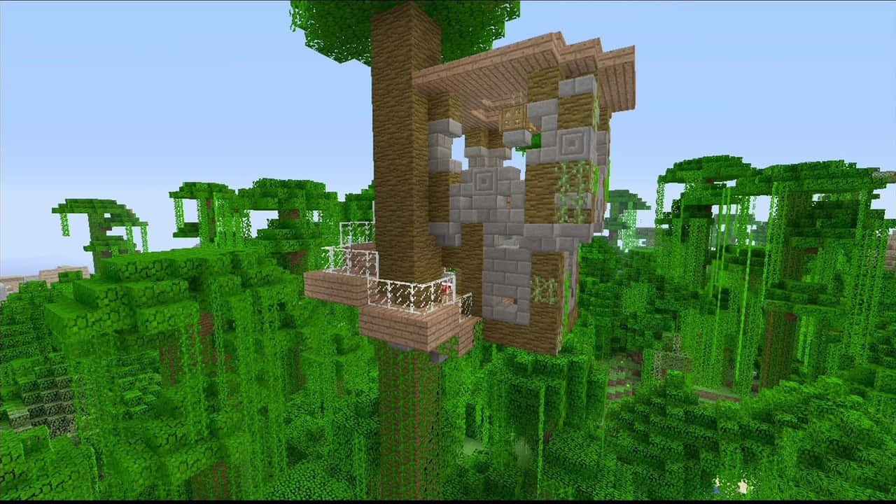 Minecraft树屋创意 Minecraft树屋创意 壁纸