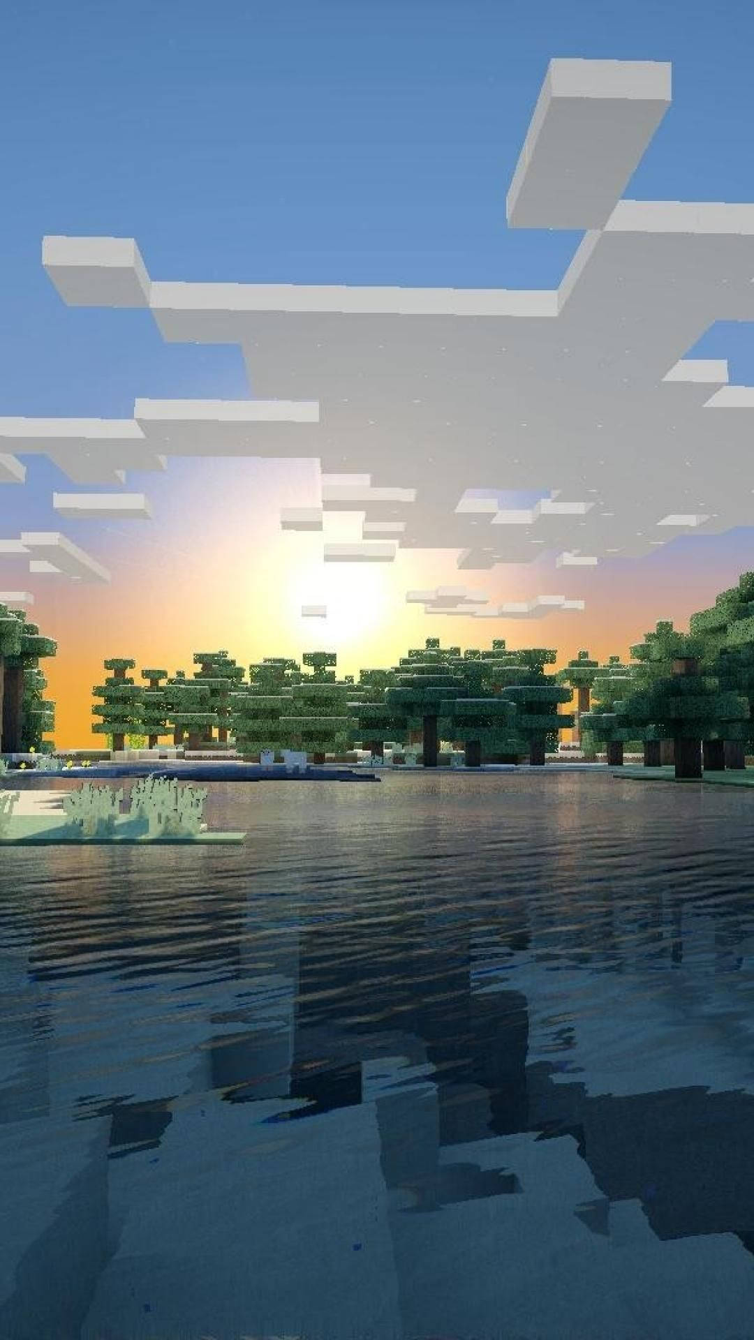 Minecraft手机自然风光壁纸 壁纸