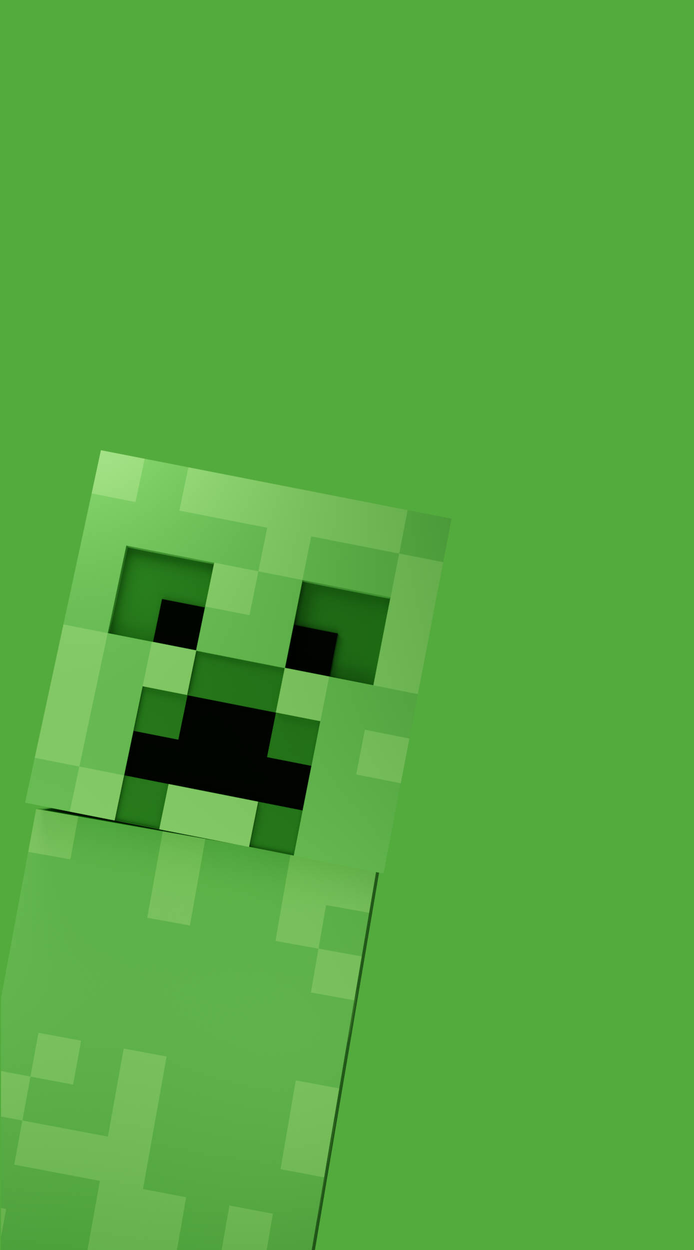 Minecraft 手机壁纸 绿色苦力怕 壁纸