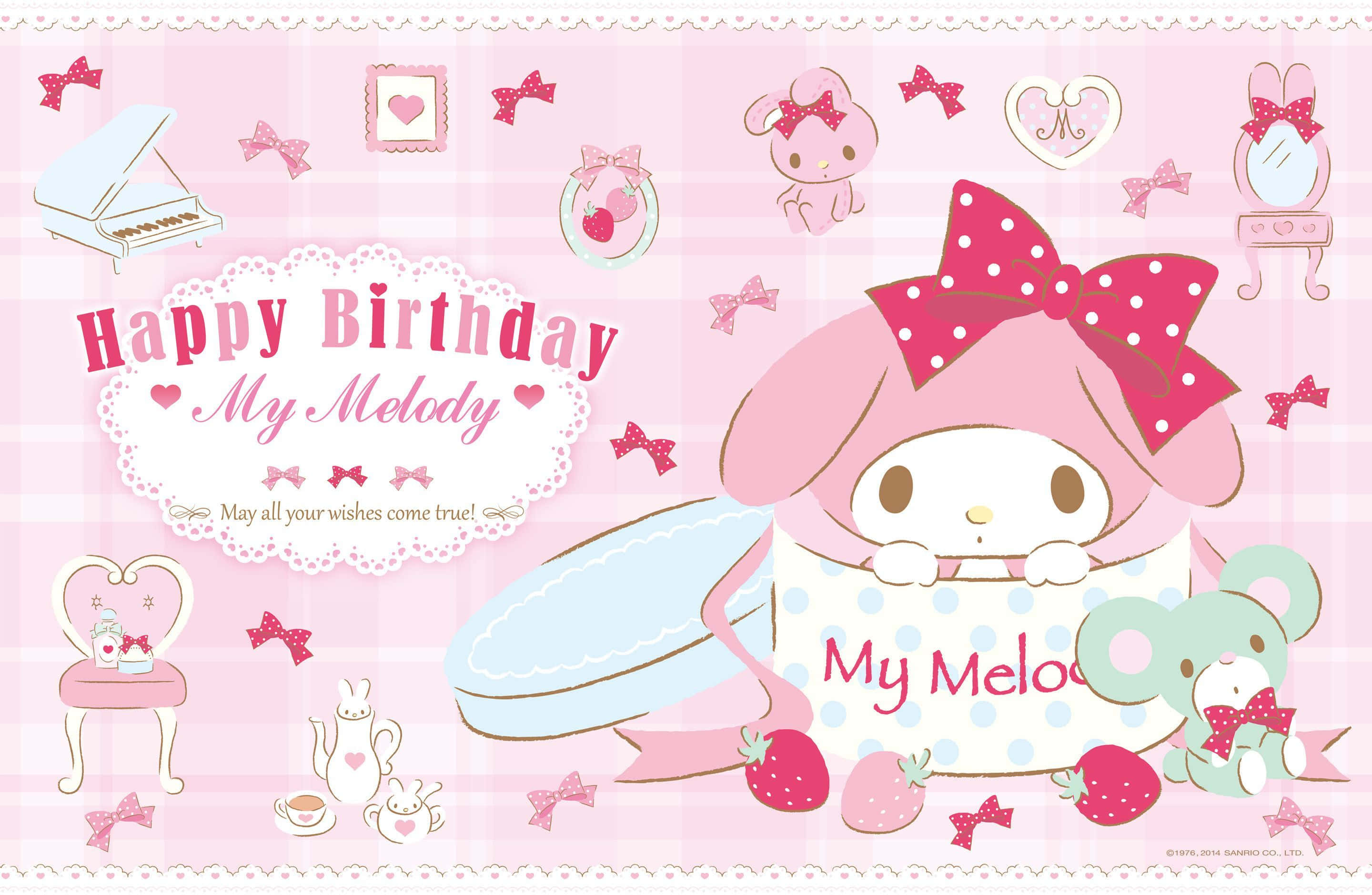 快乐生日 My Melody 桌面壁纸 壁纸