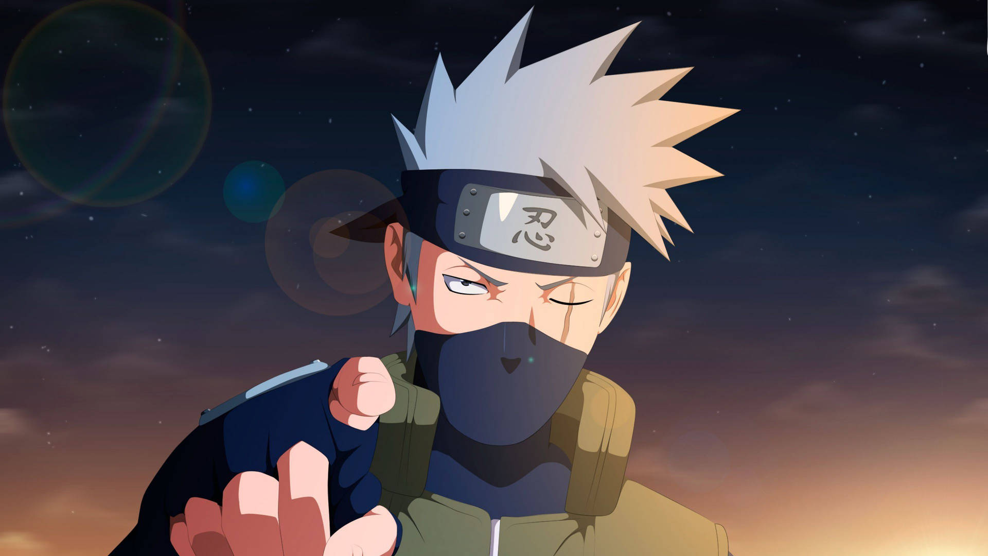 Naruto 4K 严肃的卡卡西壁纸