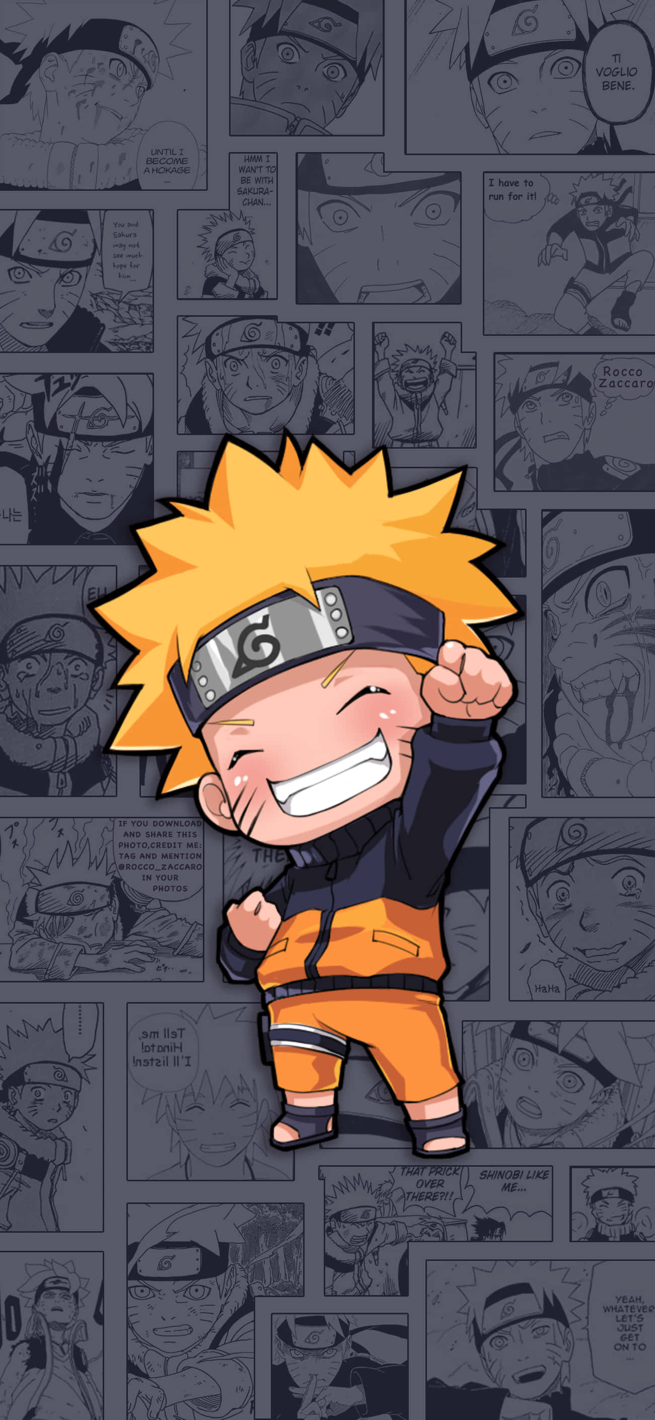 可爱的 Naruto Chibi 壁纸