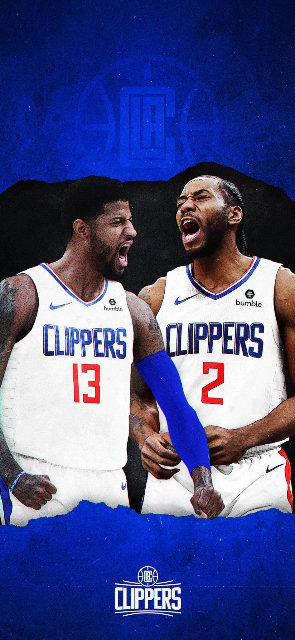 NBA 科怀·伦纳德与保罗·乔治 壁纸