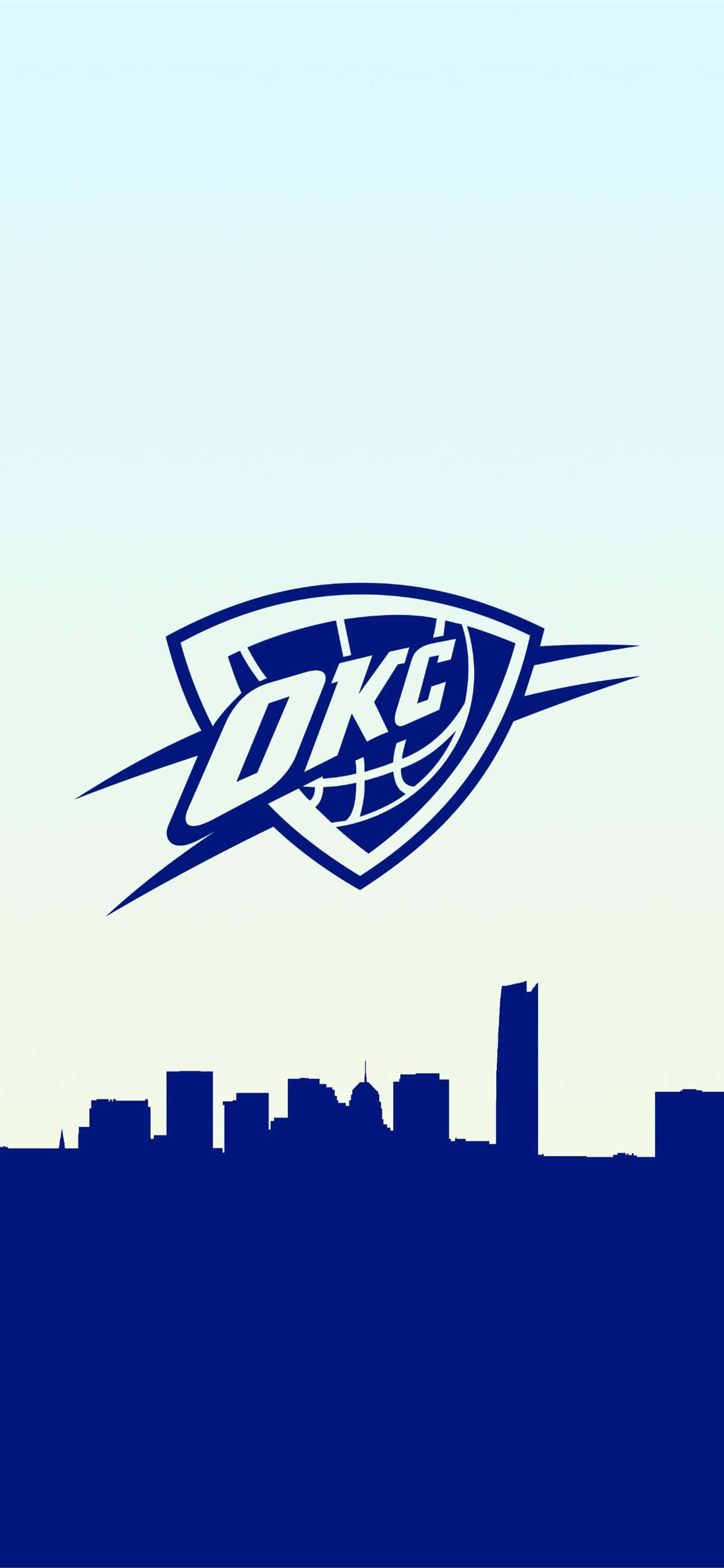 NBA篮球团队俄克拉荷马城雷霆队标志 壁纸