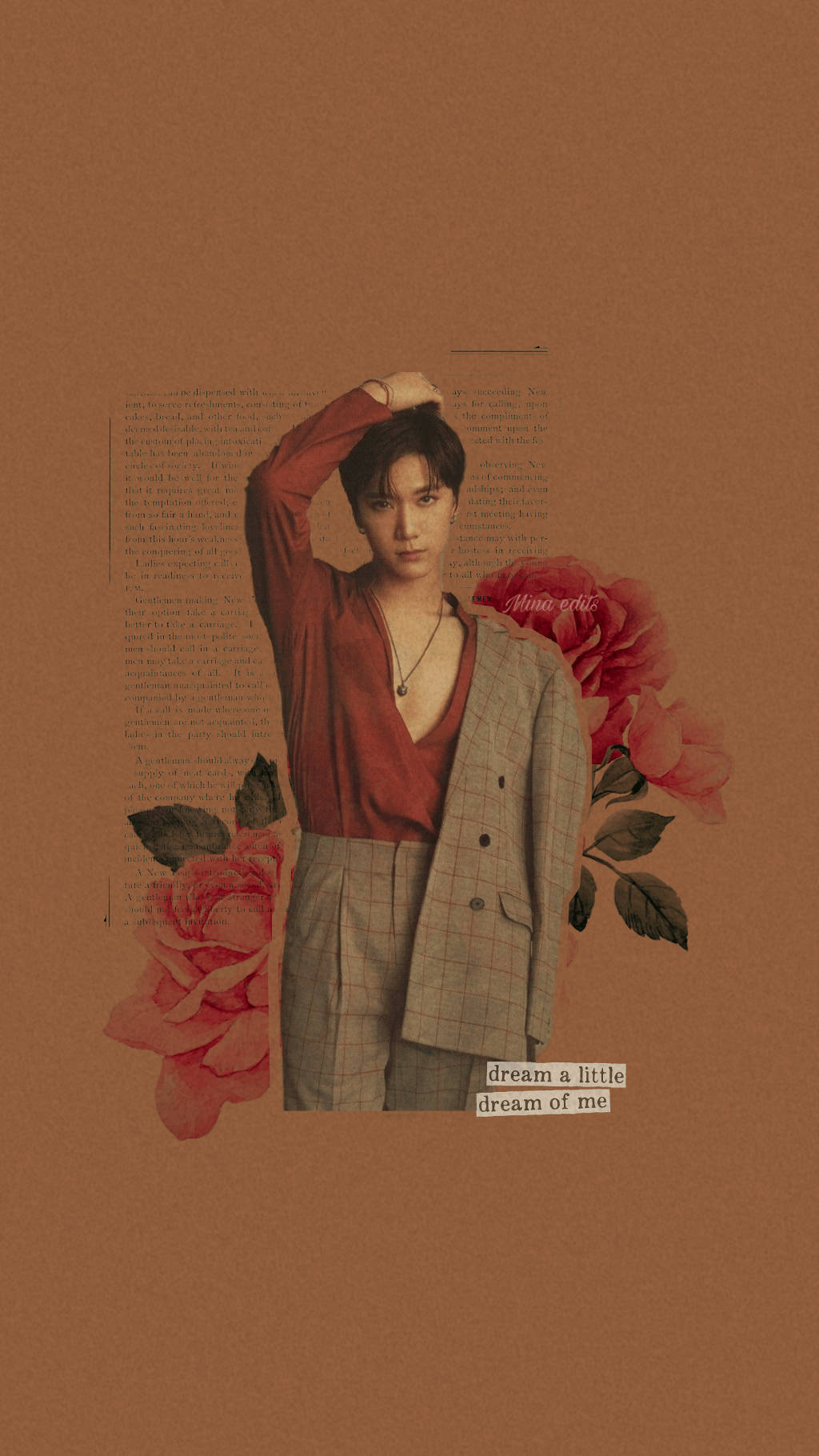 NCT Ten 米色美学 壁纸