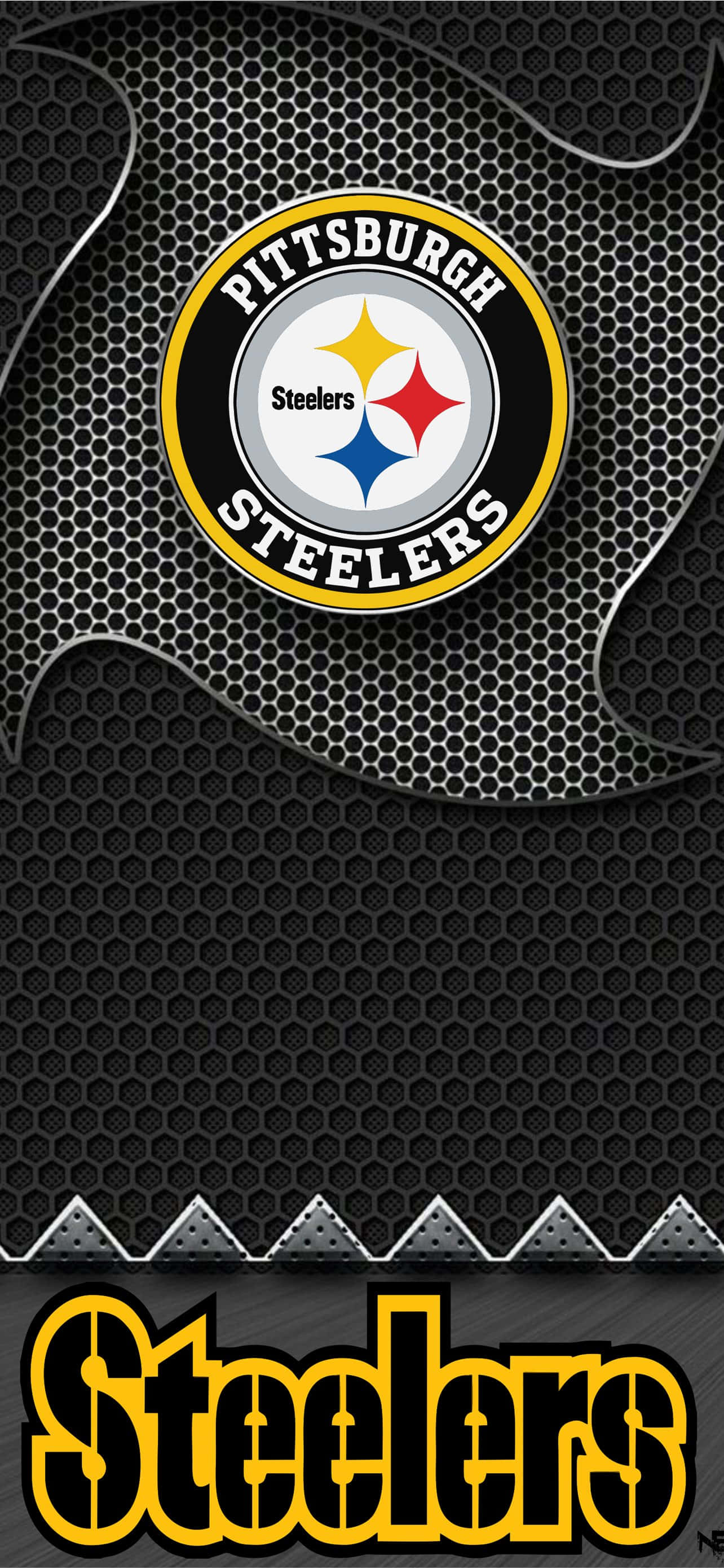NFL 球迷欢呼：用钢人队 iPhone 壁纸展示你的球队自豪感 壁纸