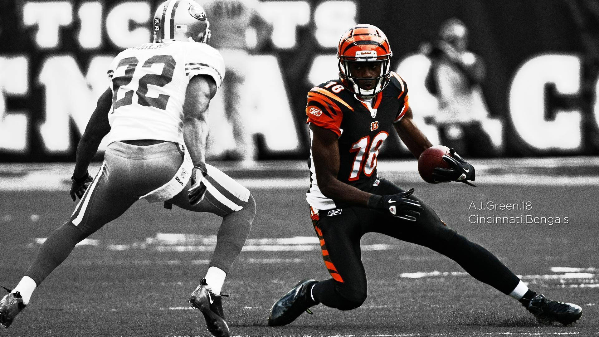 NFL橄榄球球员A.J. Green 壁纸