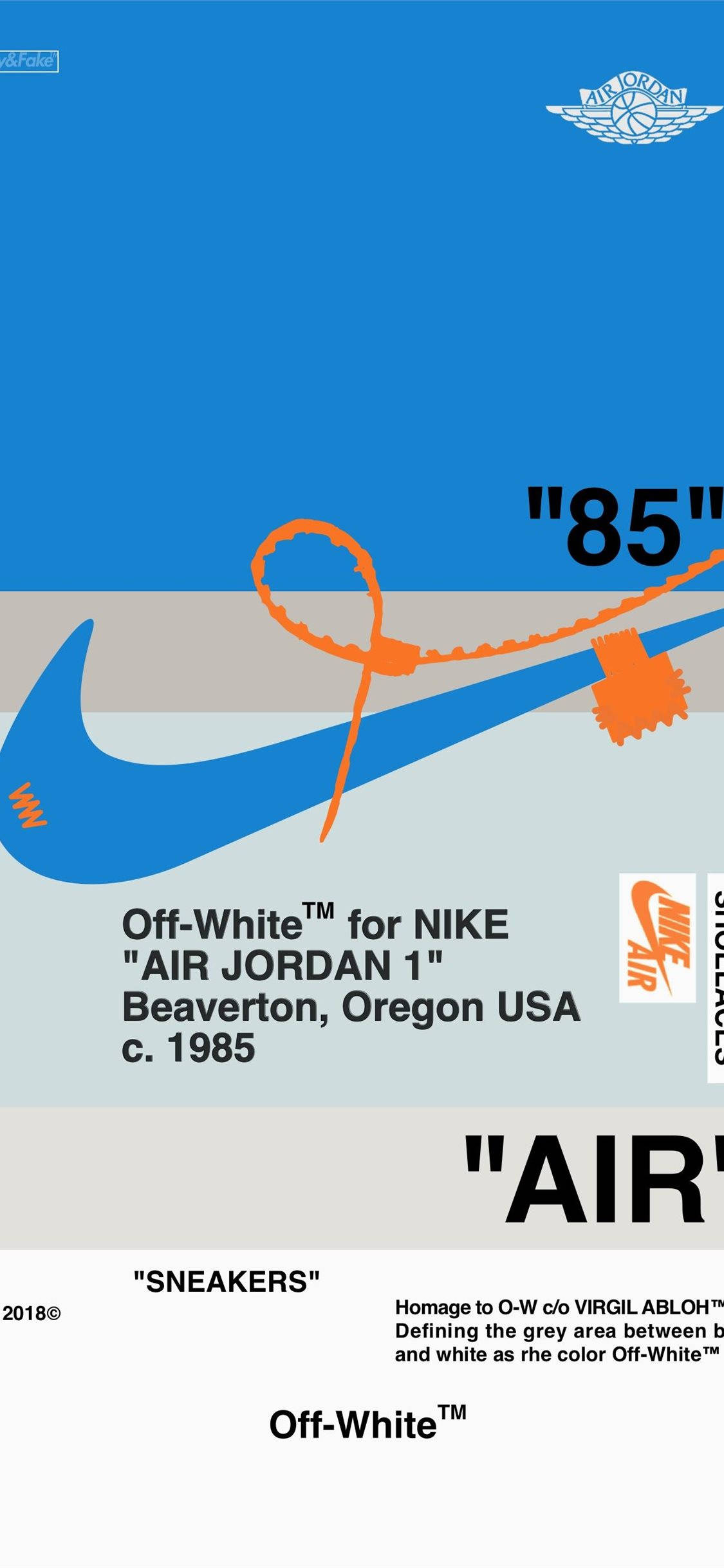 Nike iPhone 机票设计 壁纸