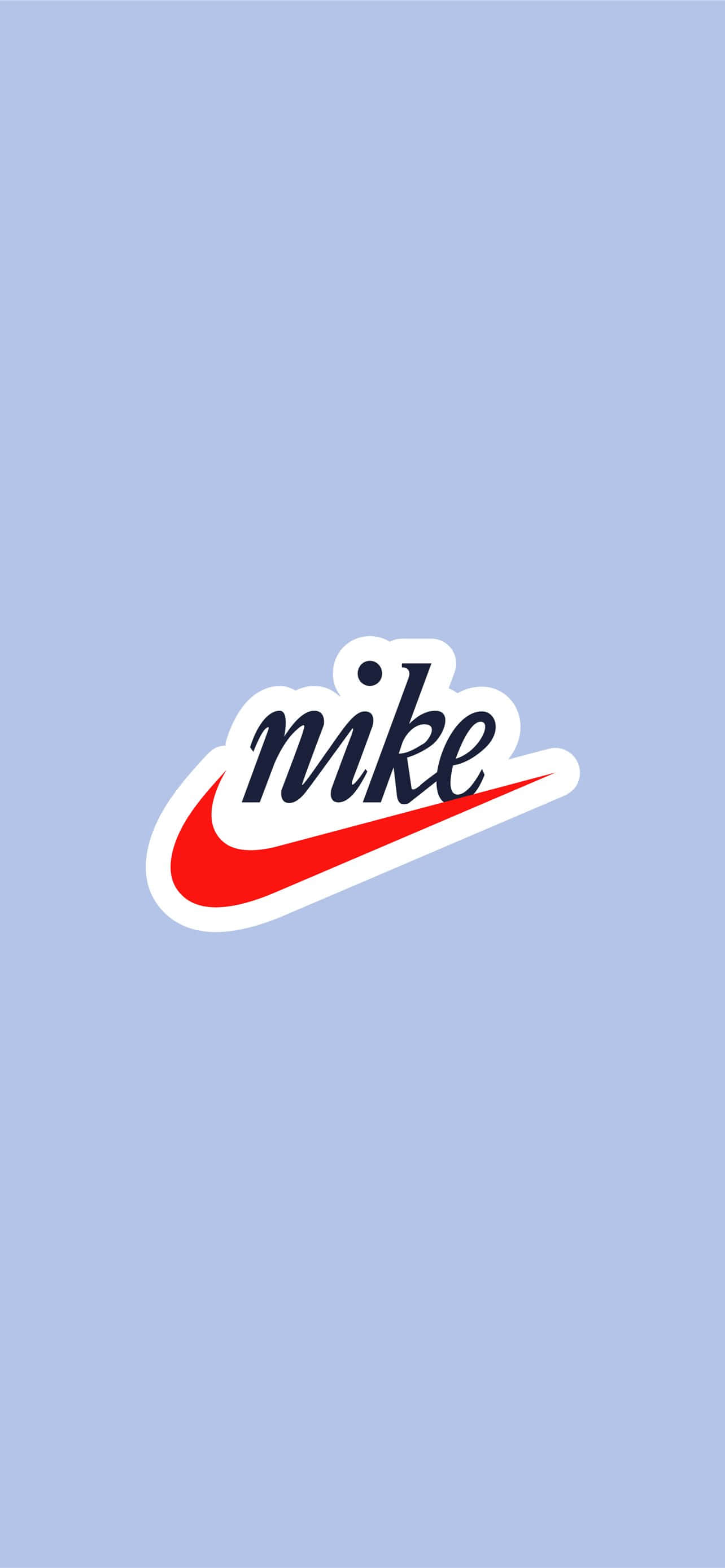 标志性的Nike蓝色logo 壁纸