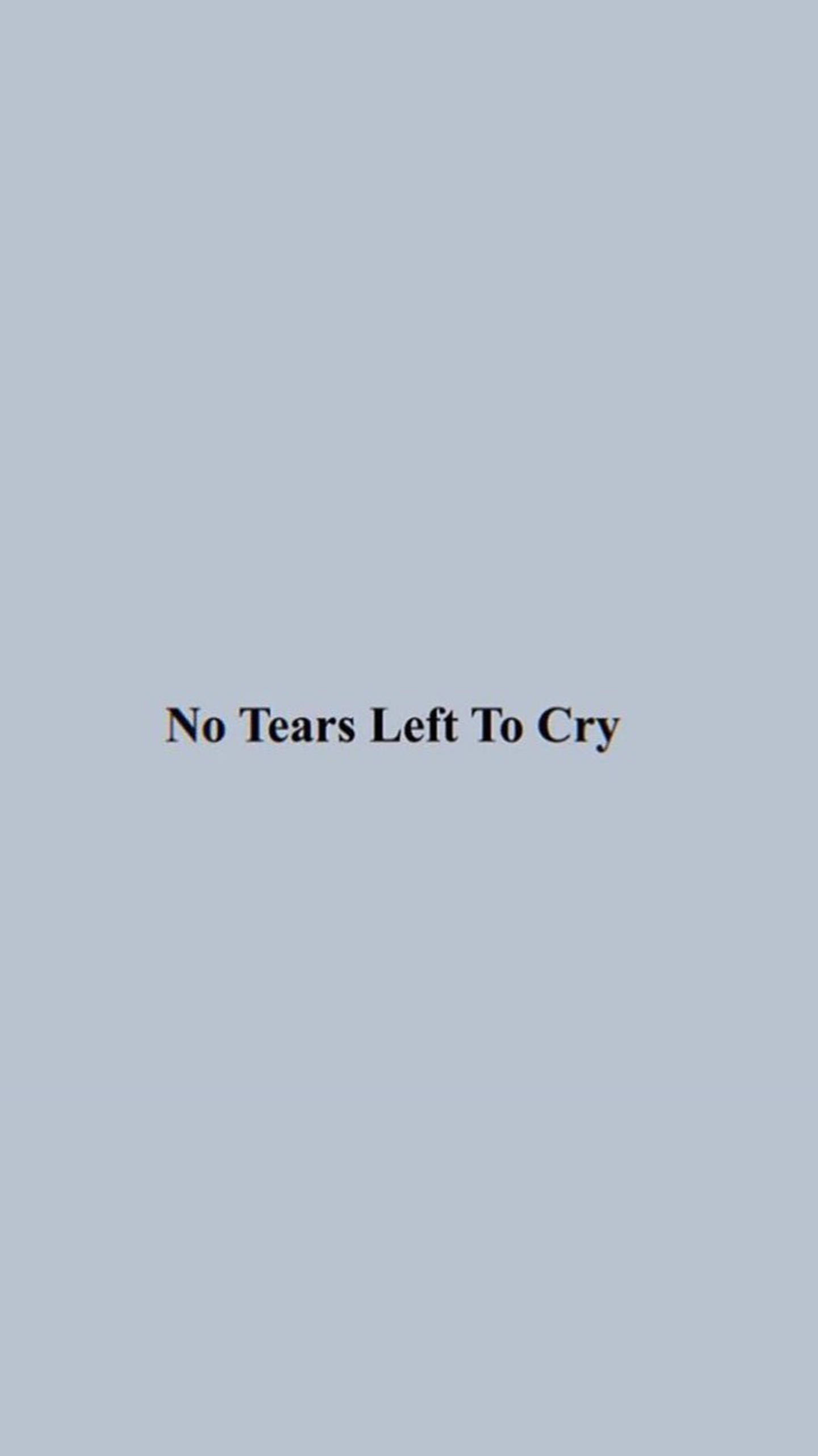 No Tears Left To Cry iPhone 美学 壁纸