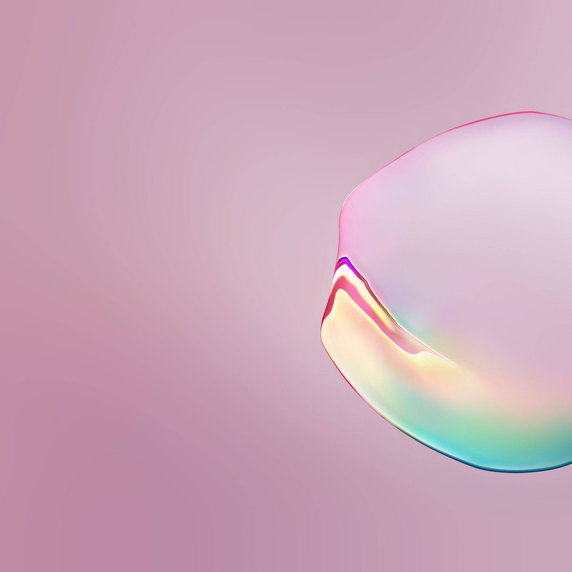 Note 10 粉色水滴 壁纸