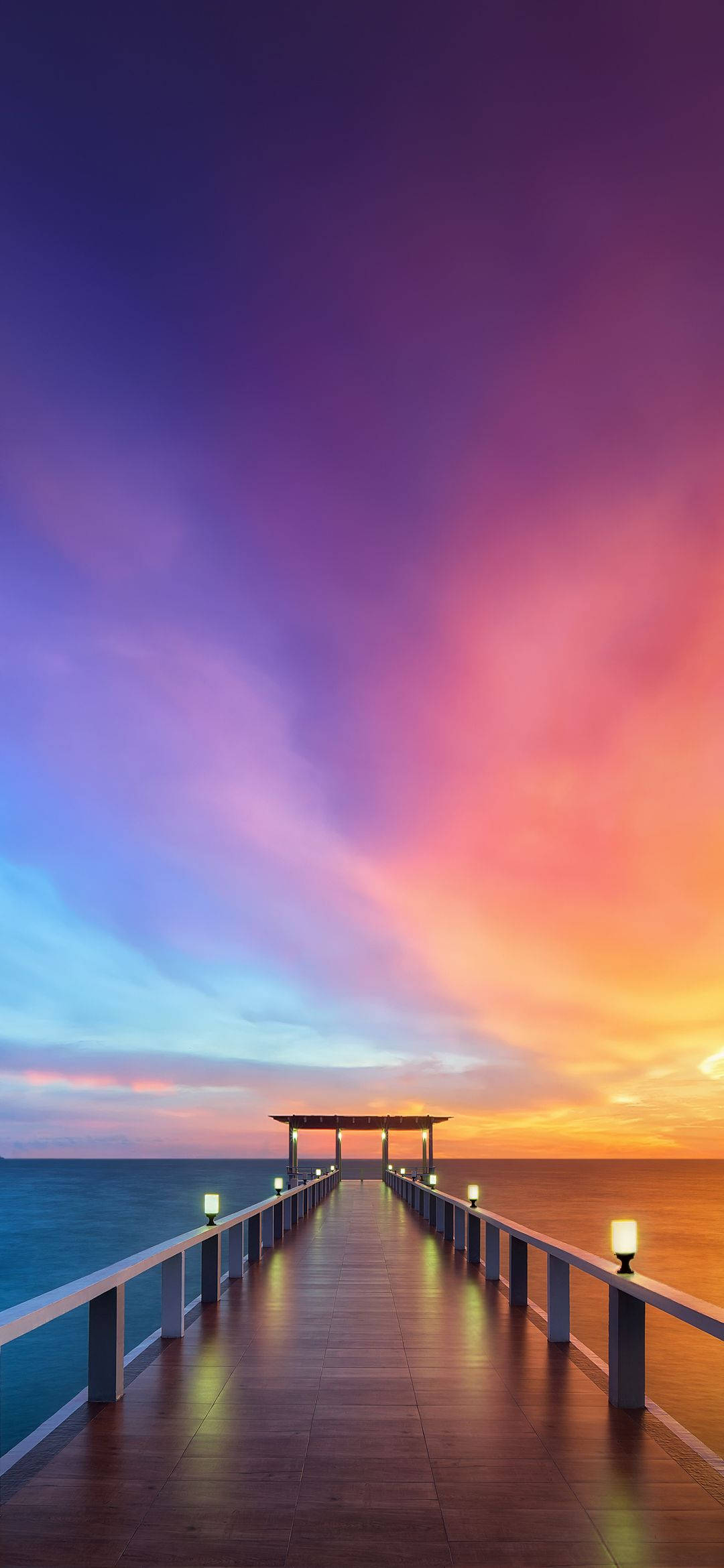 码头上的永恒天空 Note 8 壁纸
