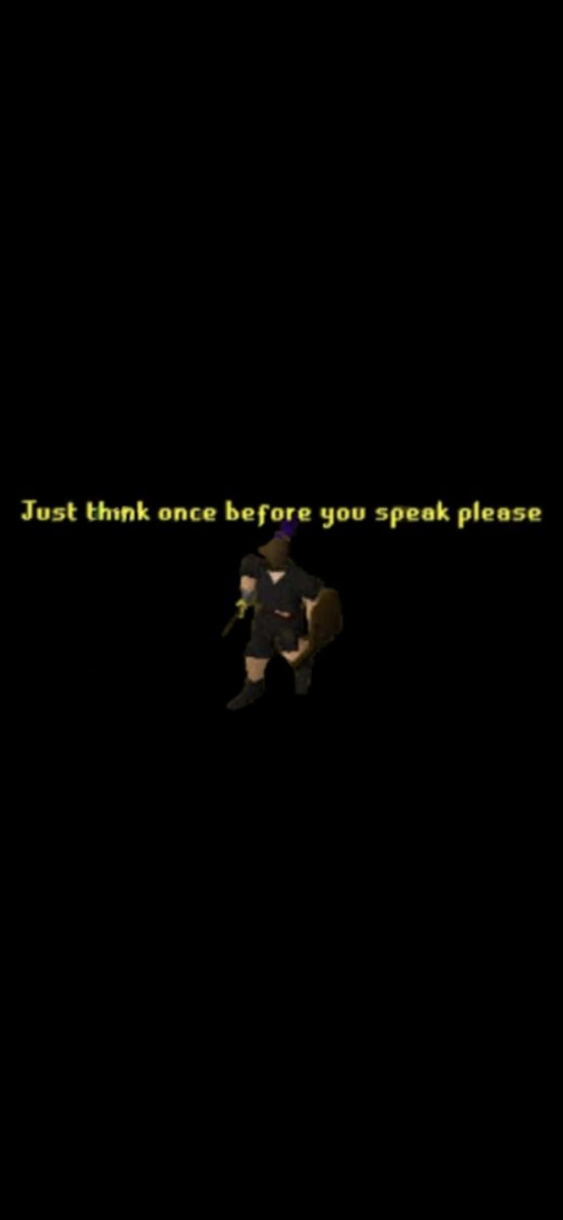 NPC 在 iPhone X Runescape 复古背景中 壁纸